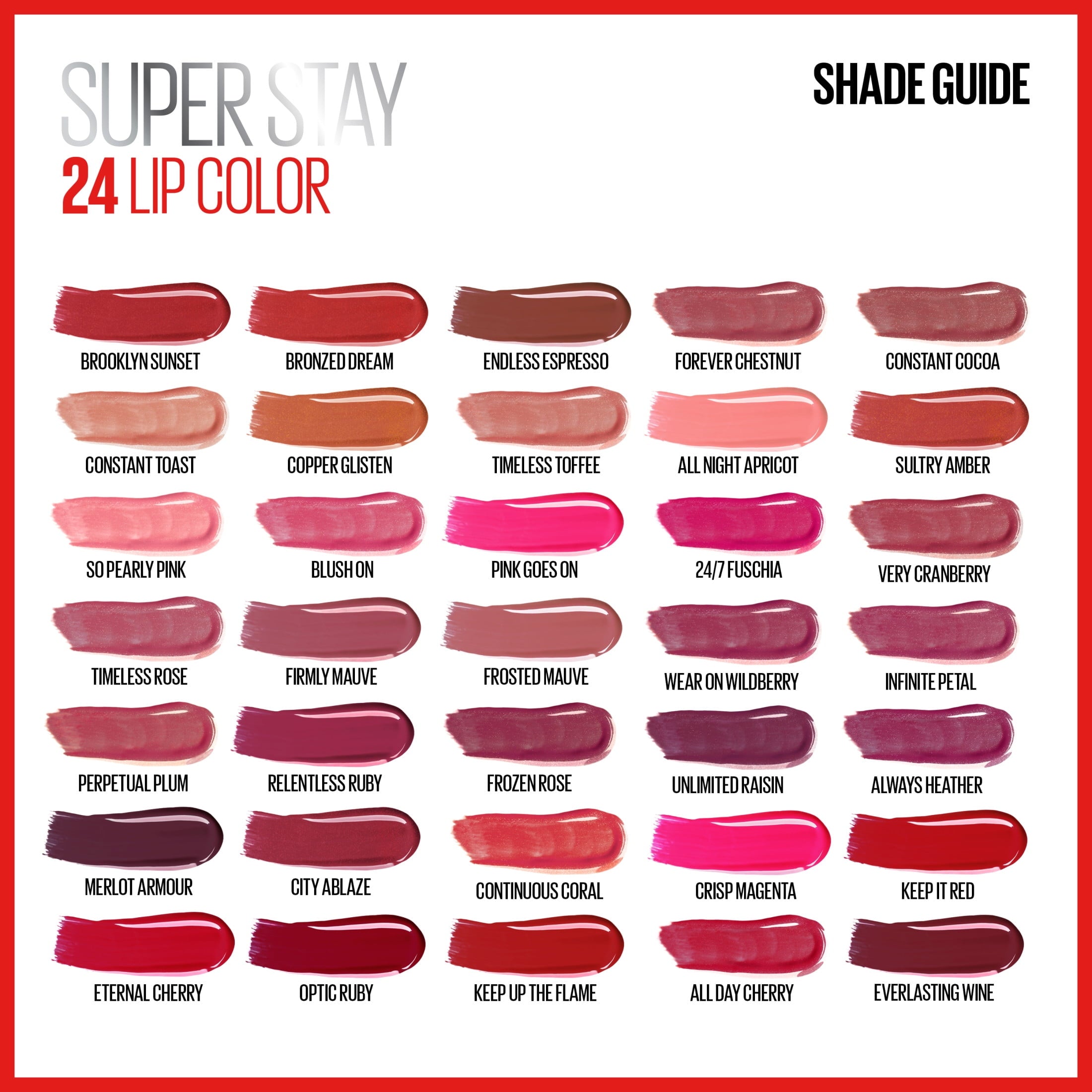(2 pack) Maybelline SuperStay 24 2-Step Liquid Lipstick, Keep It Red