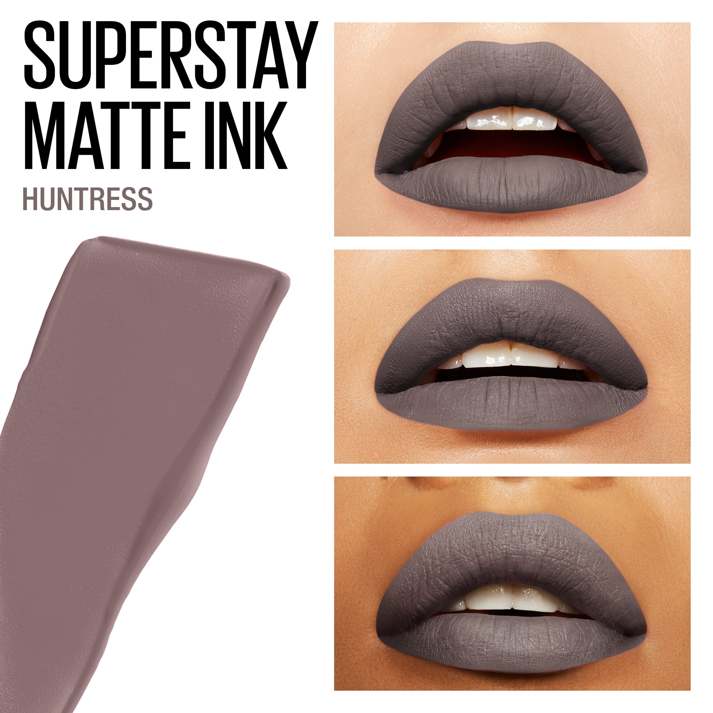 Maybelline SuperStay Matte Ink Un-nude Liquid Lipstick, Huntress, 0.17 fl. oz.