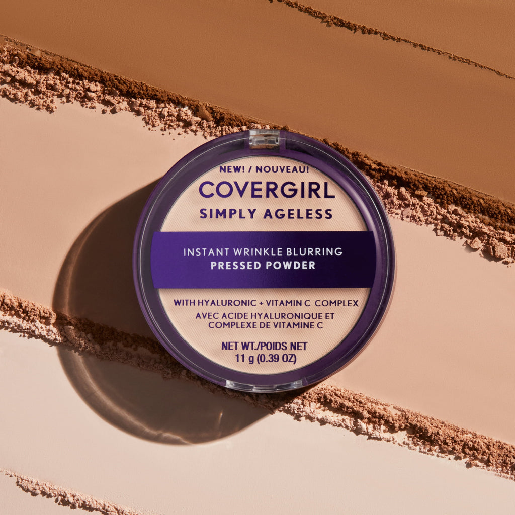 COVERGIRL Simply Ageless Wrinkle Defying Pressed Powder, 210 Classic Ivory, 3.9 oz