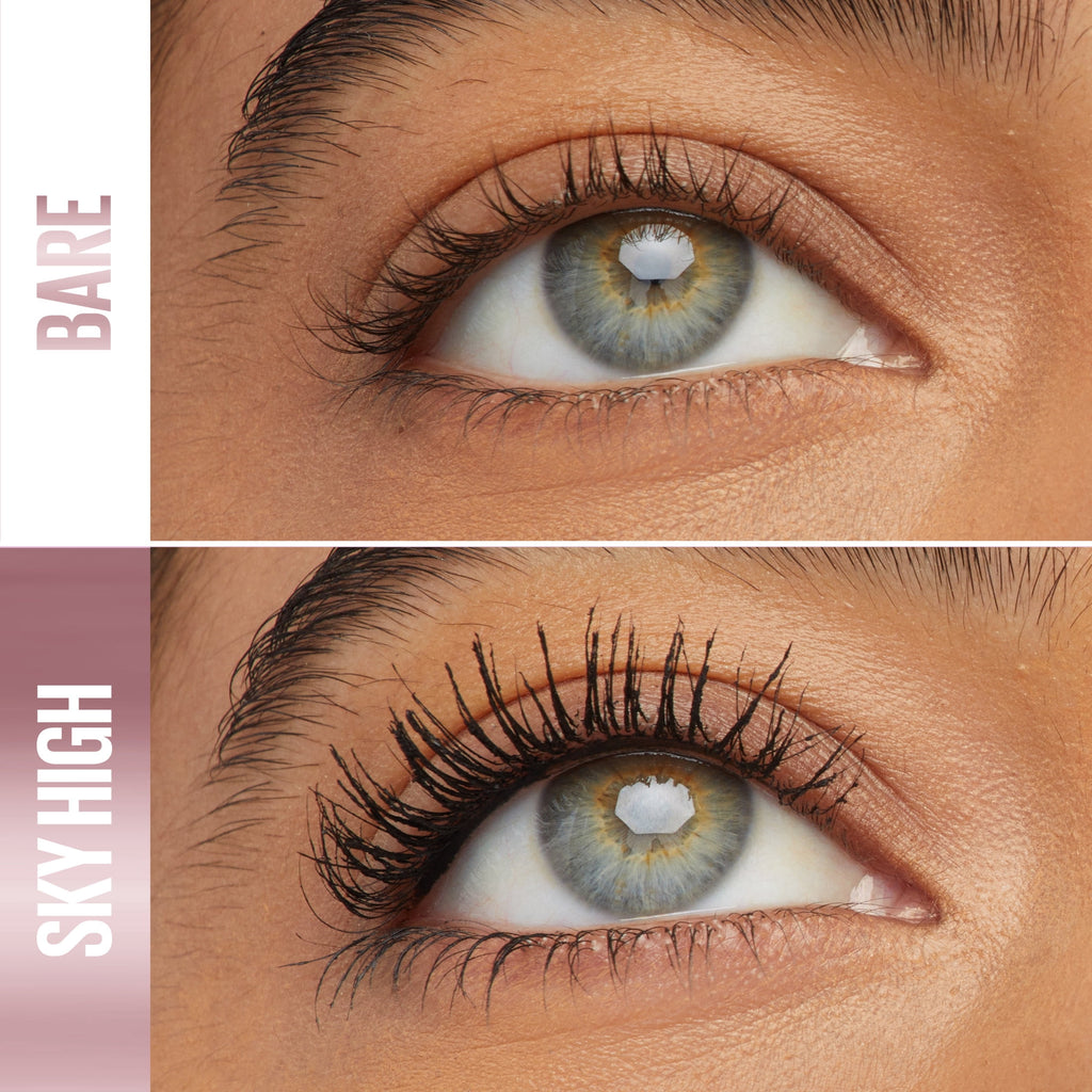 (2 pack) Maybelline Lash Sensational Sky High Waterproof Mascara Makeup, Very Black, 0.2 fl oz