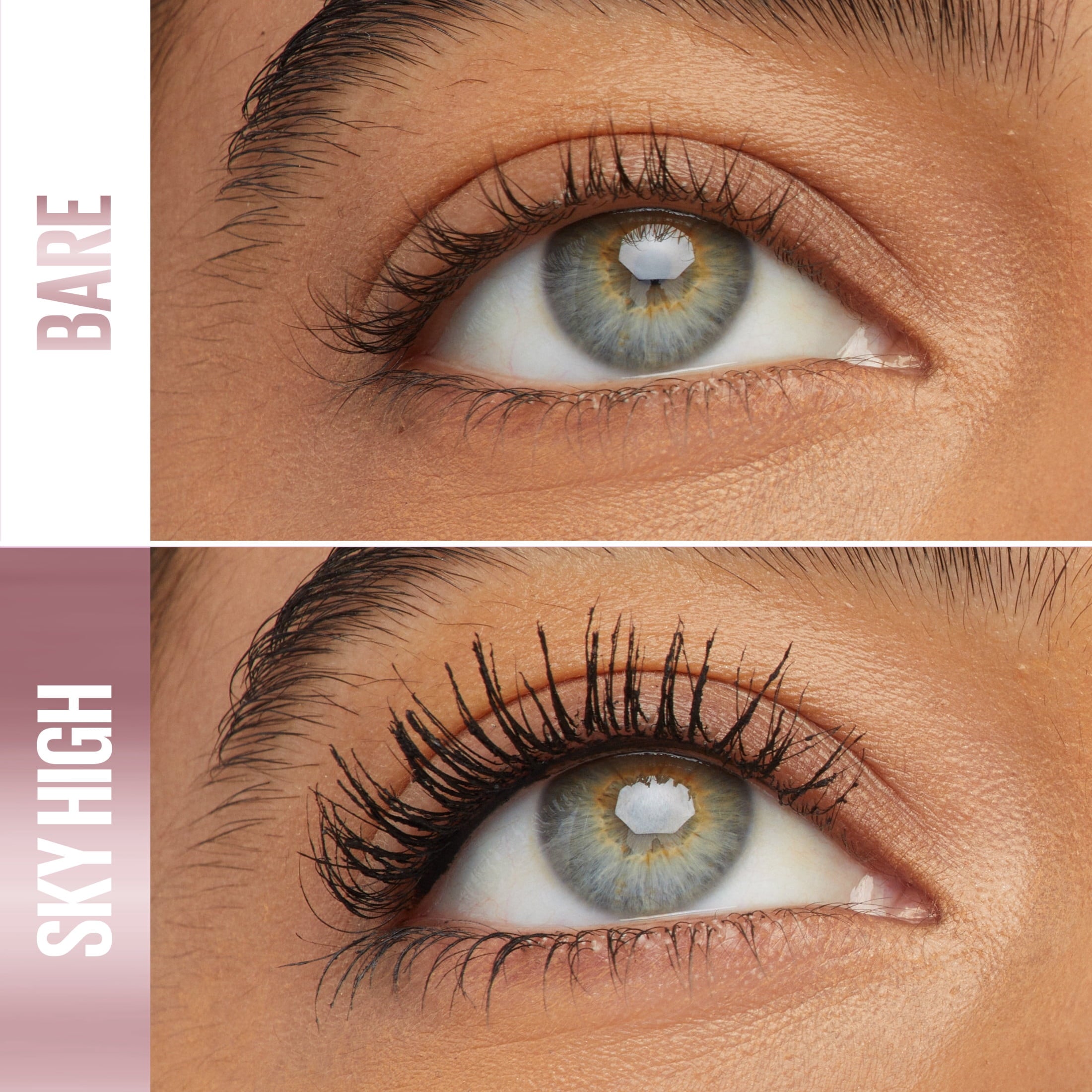 (2 pack) Maybelline Lash Sensational Sky High Waterproof Mascara Makeup, Very Black, 0.2 fl oz