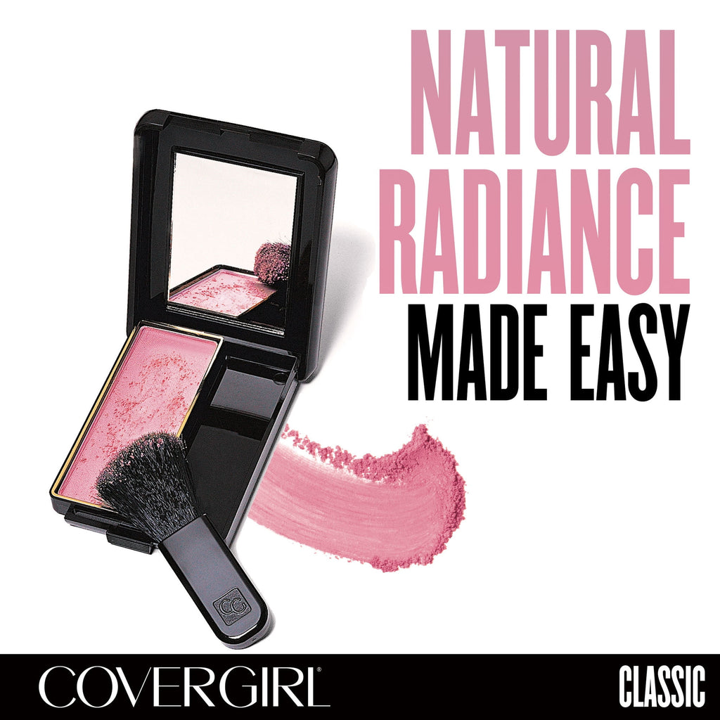 COVERGIRL Classic Color Powder Blush, 510 Iced Plum, 0.3 oz, Long Lasting Glowing Color