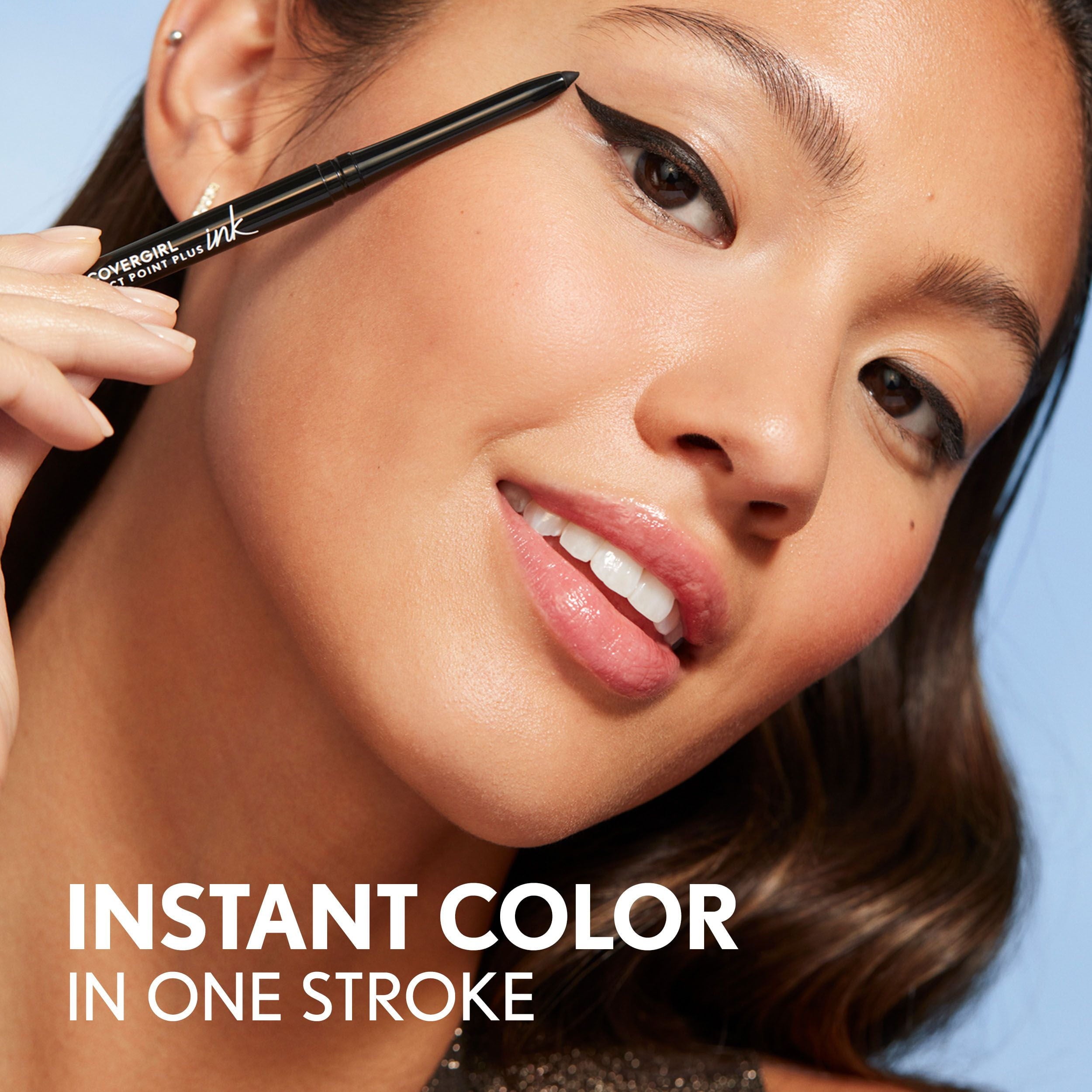 COVERGIRL Perfect Point Plus Ink Eyeliner, 290 Metallic Slate, 0.01 oz