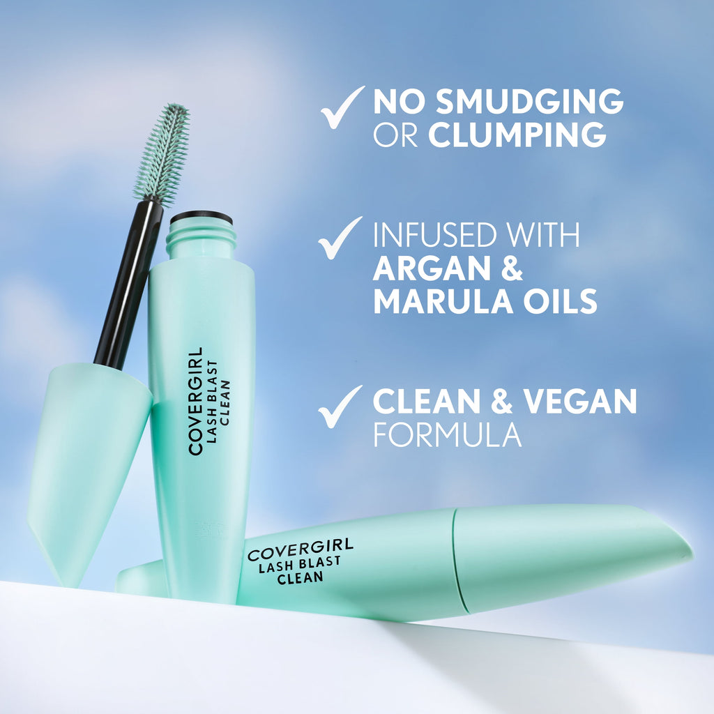 COVERGIRL Lash Blast Clean Mascara, 800 Very Black, 0.44 oz