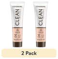 (2 pack) COVERGIRL Clean Invisible Liquid Foundation, 105 Ivory, 1.0 fl oz