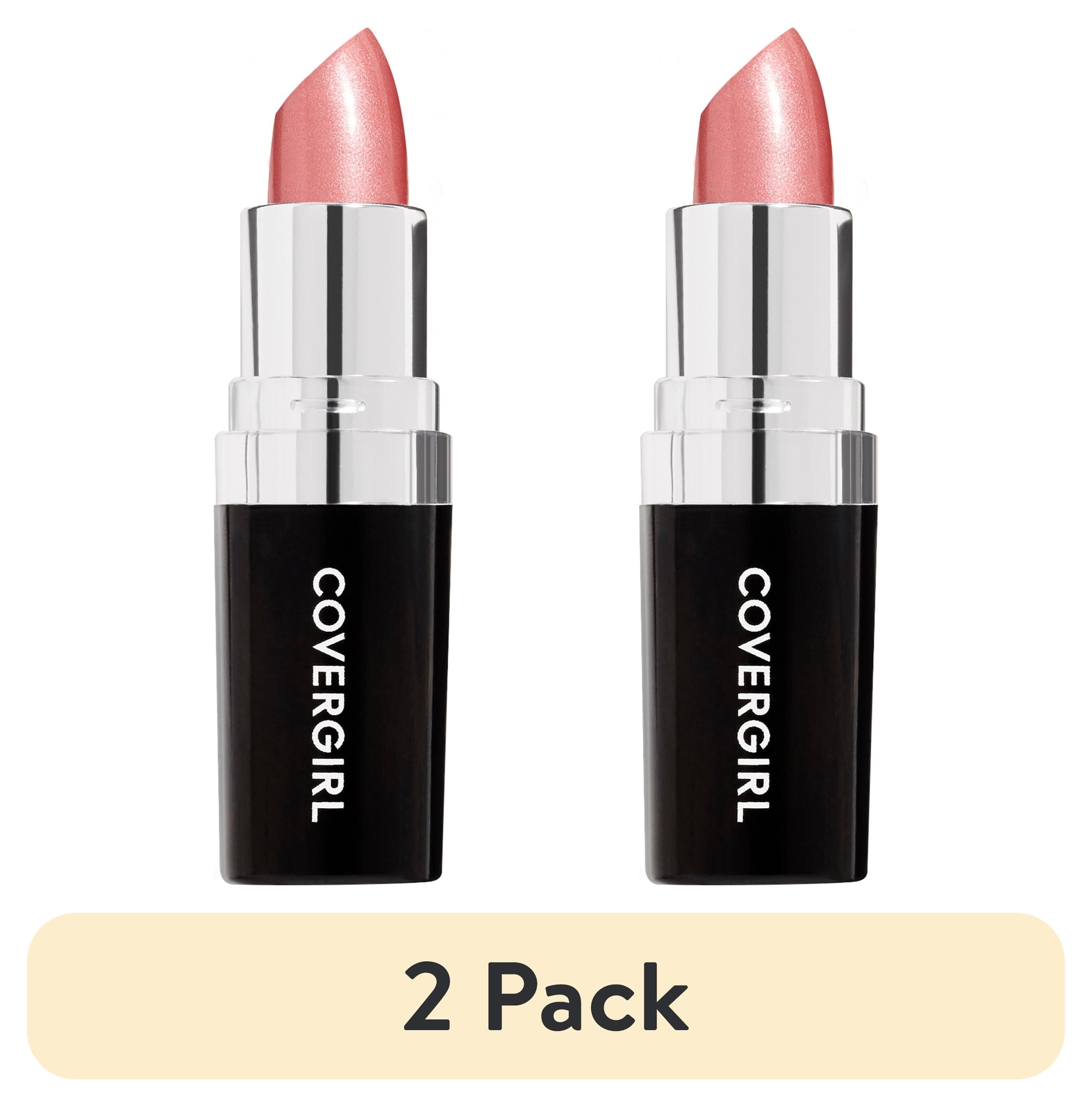 (2 pack) COVERGIRL Continuous Color Lipstick, 10 Sugar Almond, 0.13 oz