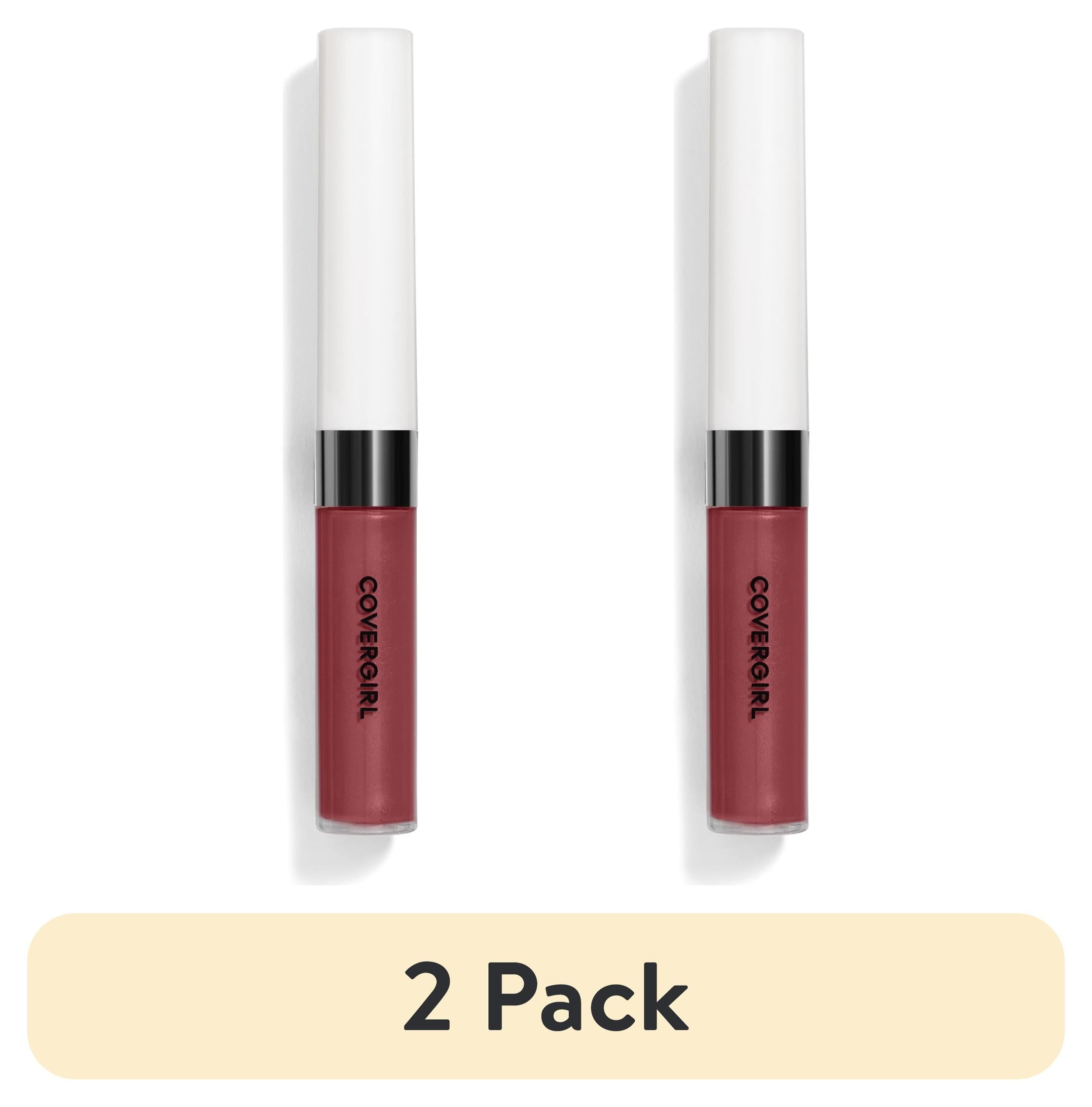 (2 pack) COVERGIRL Outlast All-Day Moisturizing Lip Color, 542 Brazen Raisin