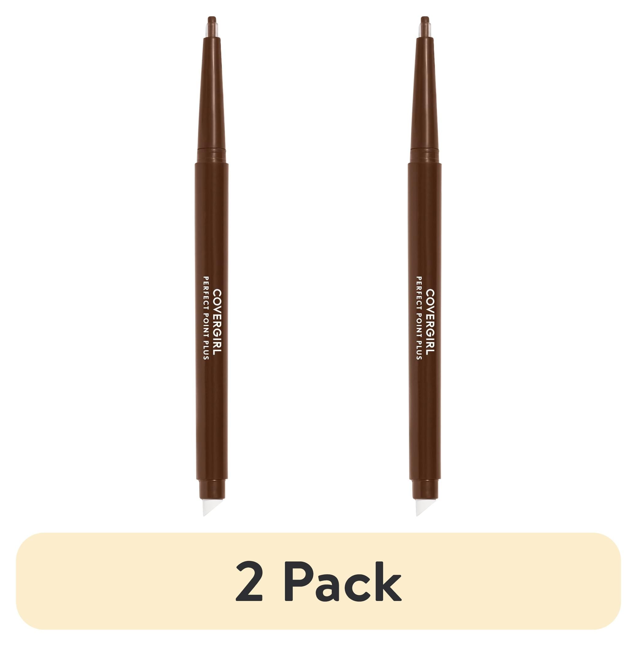 (2 pack) COVERGIRL Perfect Point Plus Eyeliner, 210 Espresso, 0.008 oz, Long-Lasting, Versatile Black Eyeliner, Soft Smudging Tip, No Sharpening Needed