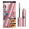 (2 pack) Maybelline Lash Sensational Sky High Waterproof Mascara Makeup, Very Black, 0.2 fl oz