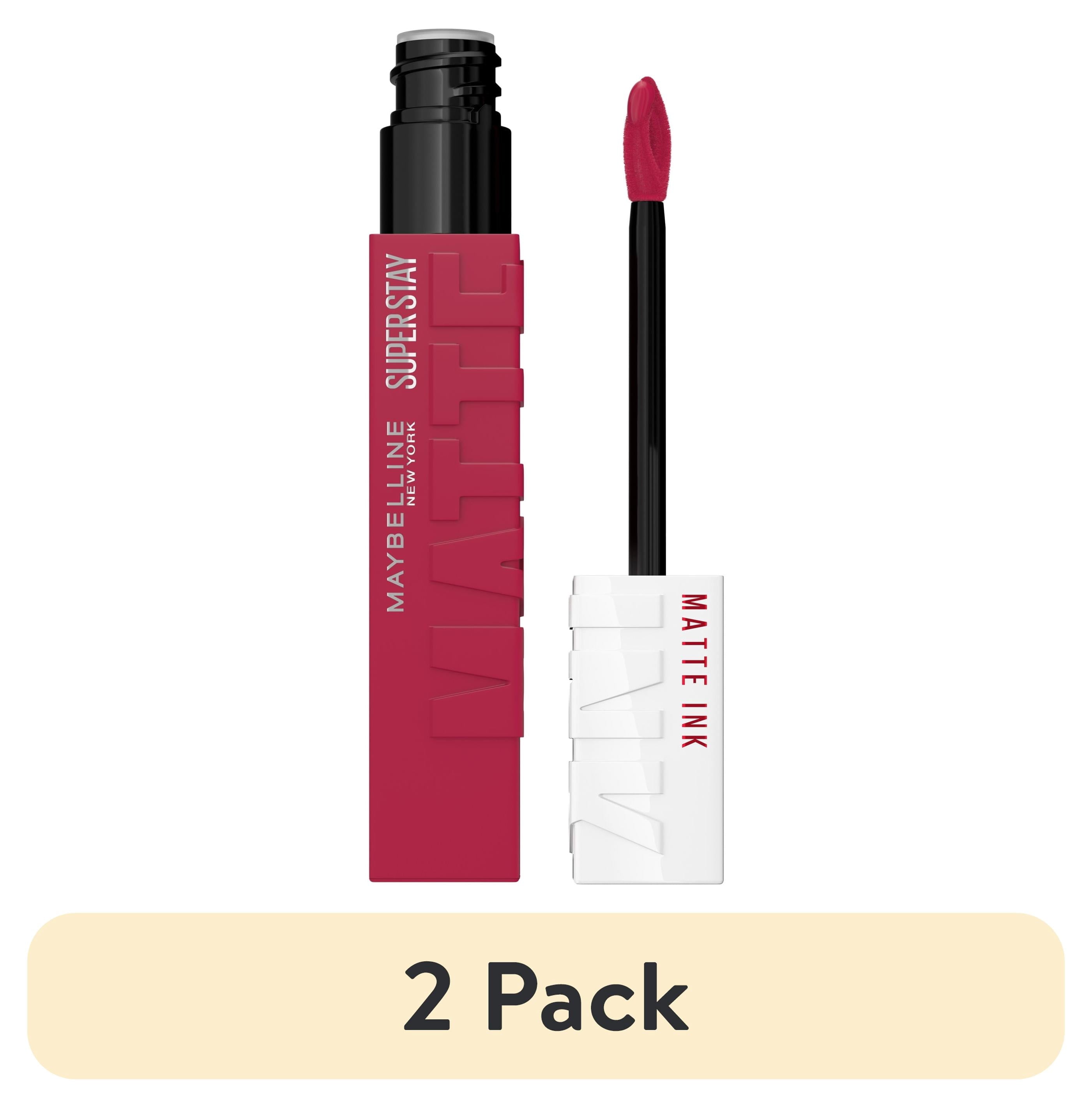 (2 pack) Maybelline Super Stay Matte Ink City Edition Liquid Lipstick, Founder