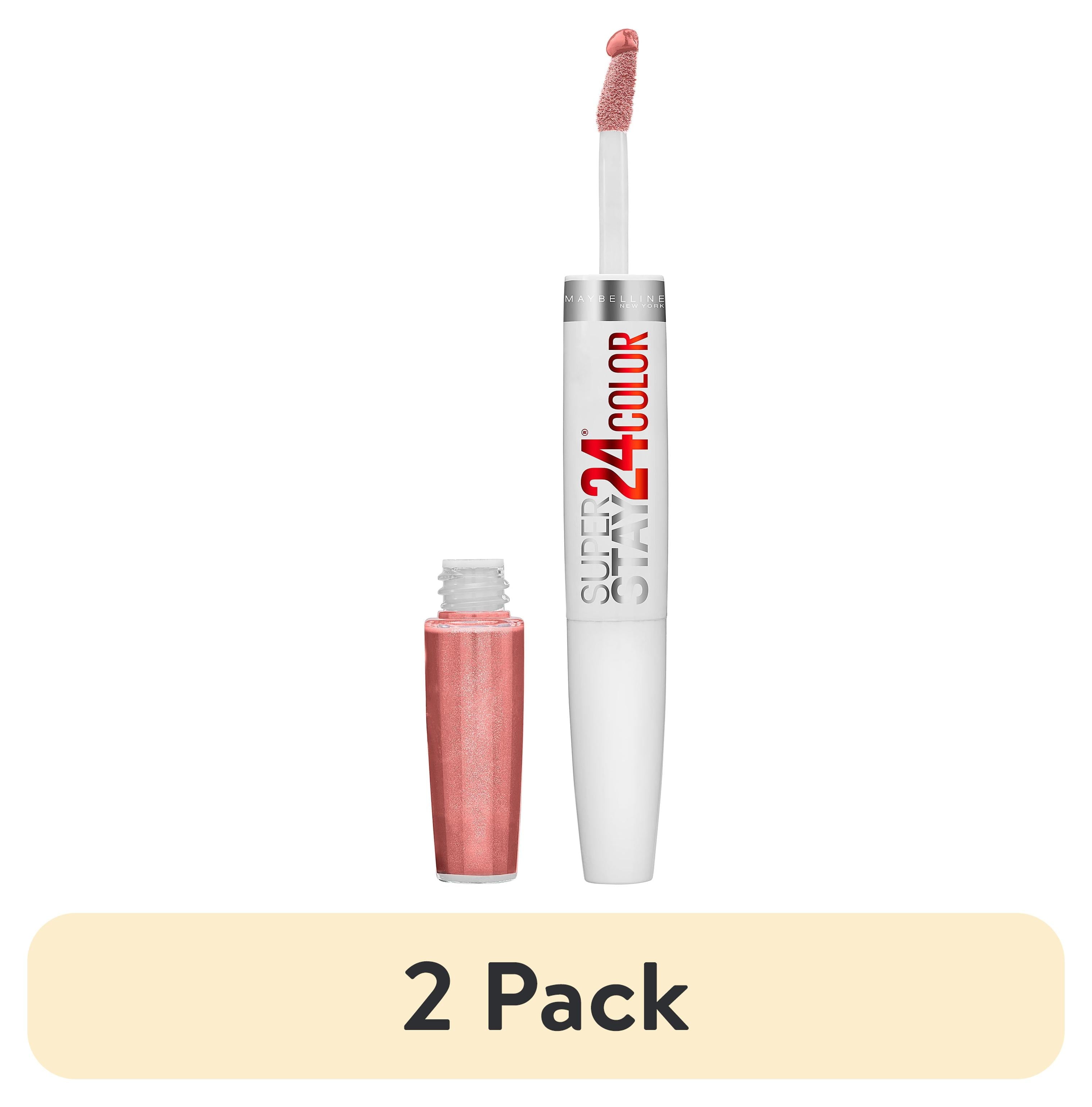 (2 pack) Maybelline SuperStay 24 2-Step Liquid Lipstick, Timeless Toffee