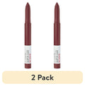 (2 pack) Maybelline SuperStay Ink Crayon Matte Lipstick, Live On The Edge