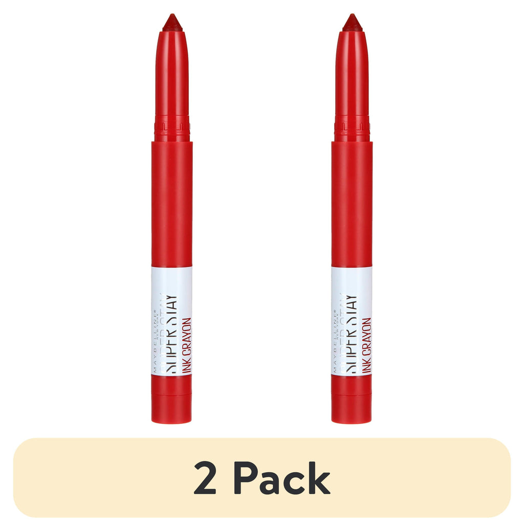 (2 pack) Maybelline SuperStay Ink Crayon Matte Lipstick, Own Your Empire