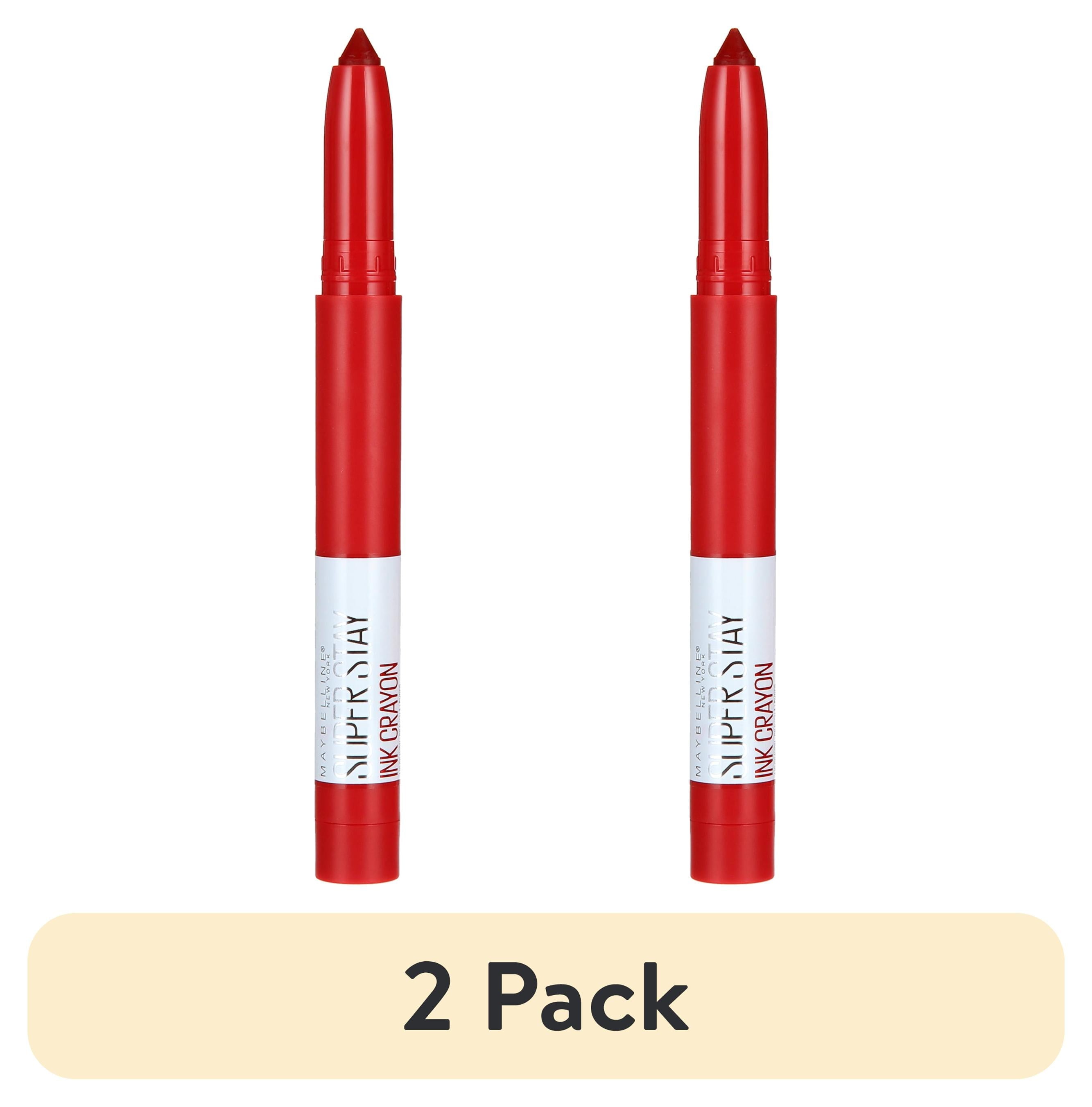 (2 pack) Maybelline SuperStay Ink Crayon Matte Lipstick, Own Your Empire