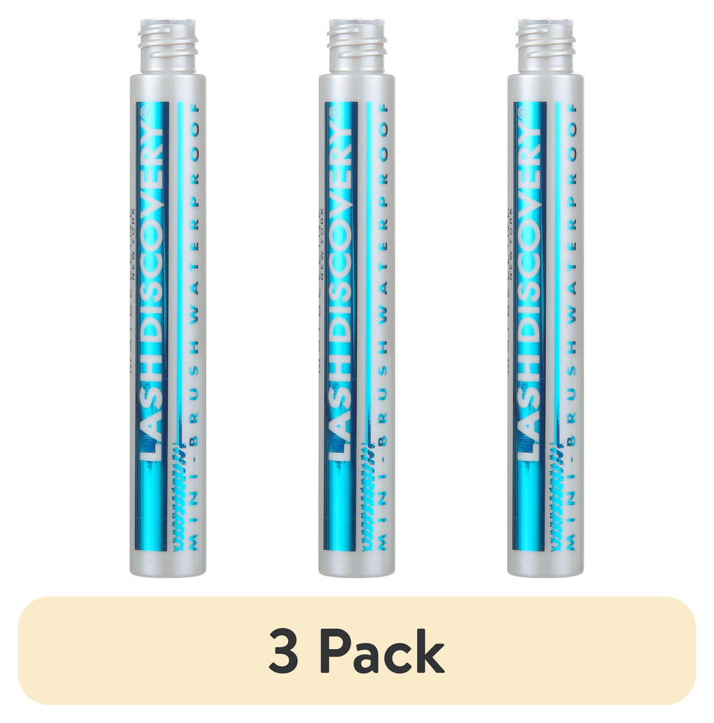 (3 pack) Maybelline Lash Discovery Waterproof Mascara, Very Black, 0.16 fl oz