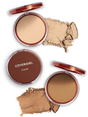 COVERGIRL Clean Powder Foundation, 130 Classic Beige, 0.39 oz