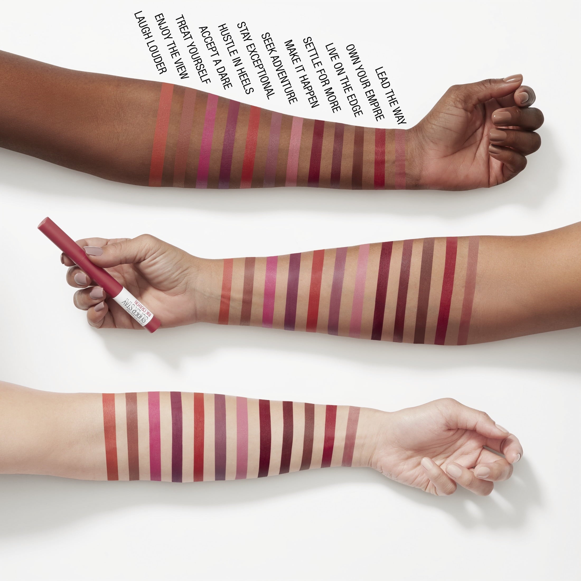 (2 pack) Maybelline SuperStay Ink Crayon Matte Lipstick, Live On The Edge