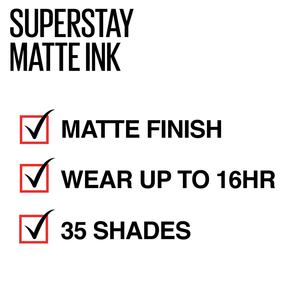 Maybelline SuperStay Matte Ink Un-nude Liquid Lipstick, Huntress, 0.17 fl. oz.