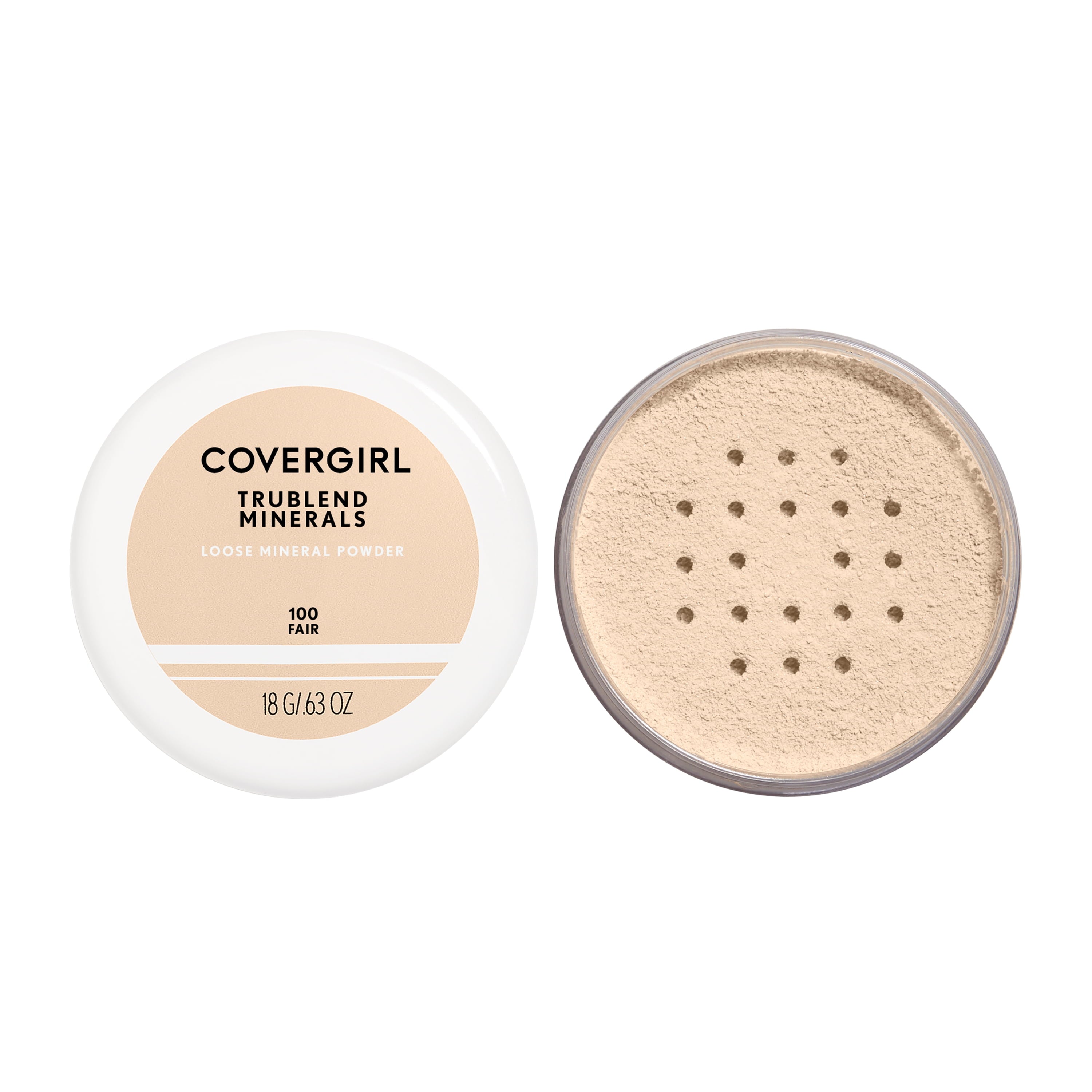 COVERGIRL TruBlend Loose Mineral Powder, 100 Fair, 0.63 oz