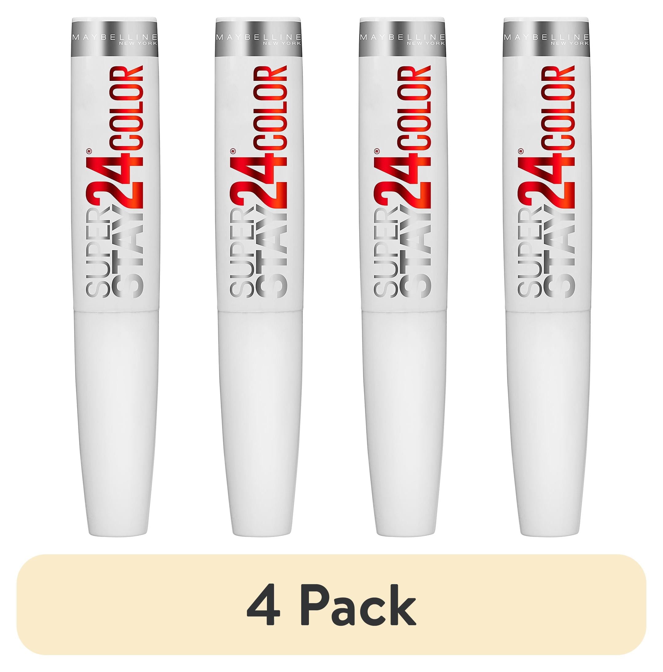 (4 pack) Maybelline SuperStay 24 2-Step Liquid Lipstick Makeup, Infinite Petal, 1 kit