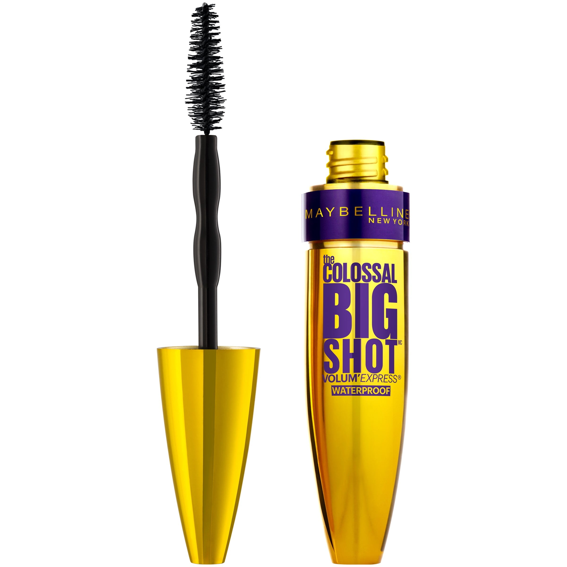 Maybelline Volum' Express The Colossal Big Shot Waterproof Mascara, Brownish Black, 0.32 fl. oz.