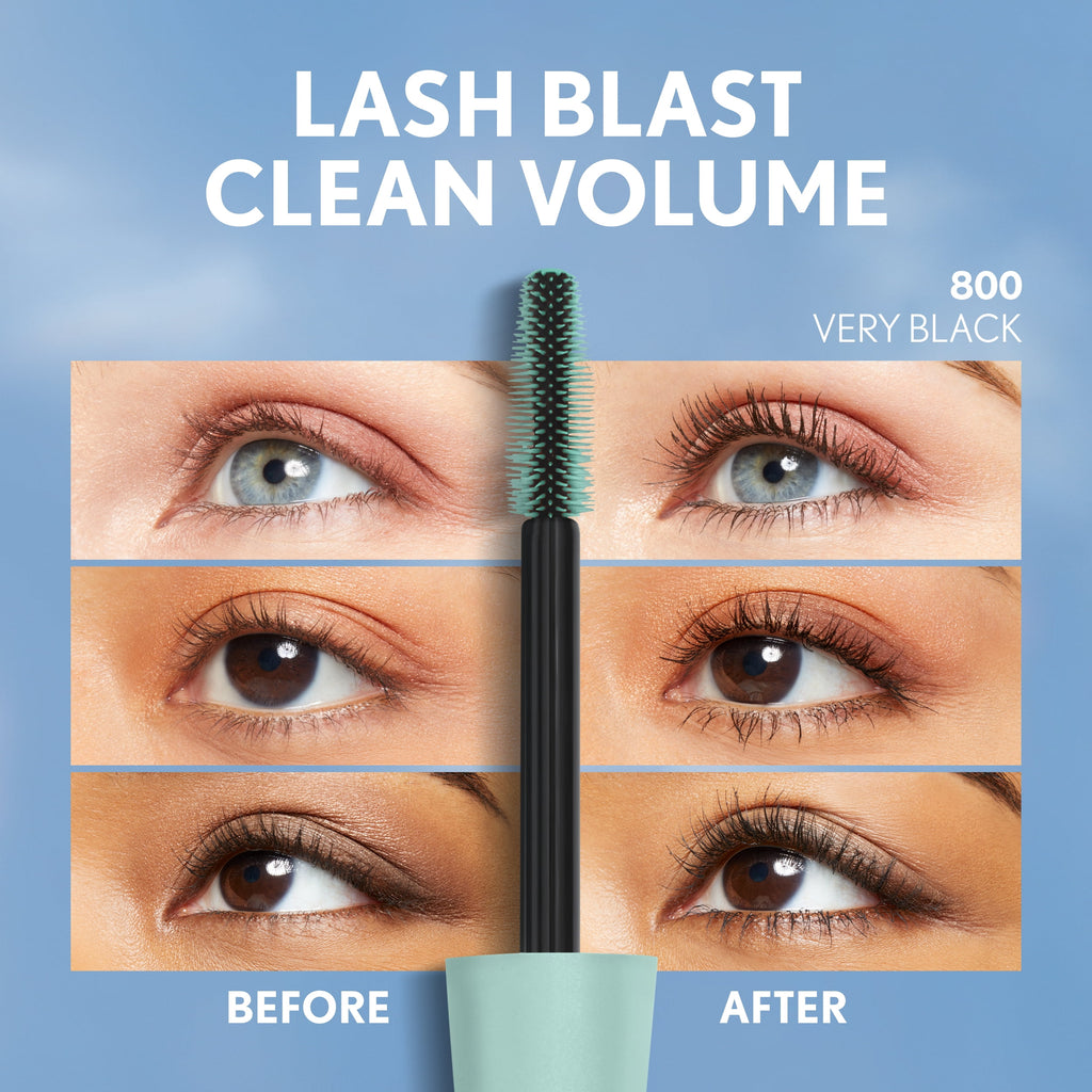 COVERGIRL Lash Blast Clean Mascara, 800 Very Black, 0.44 oz