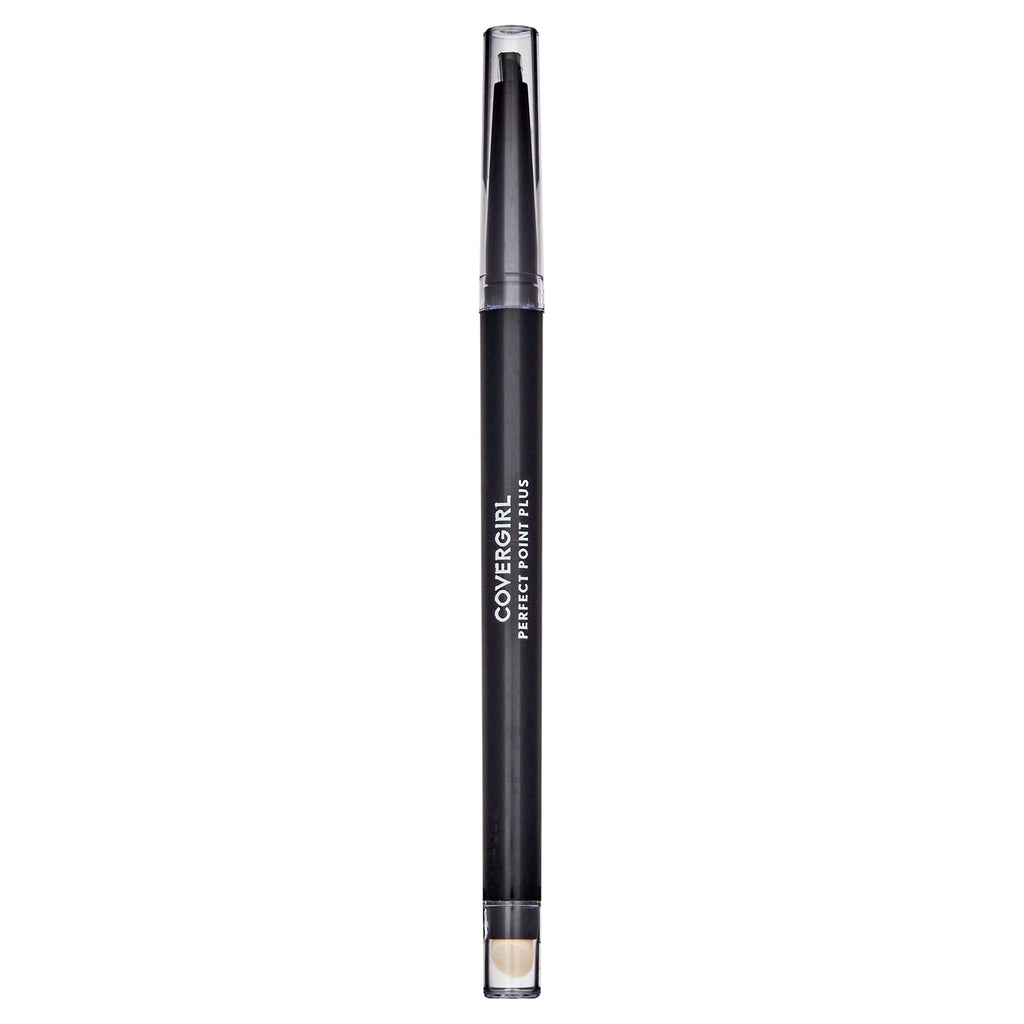 (2 pack) COVERGIRL Perfect Point Plus Eyeliner Pencil, Black Onyx Pack of 1, Long-Lasting, Versatile Black Eyeliner, Soft Smudging Tip, No Sharpening Needed