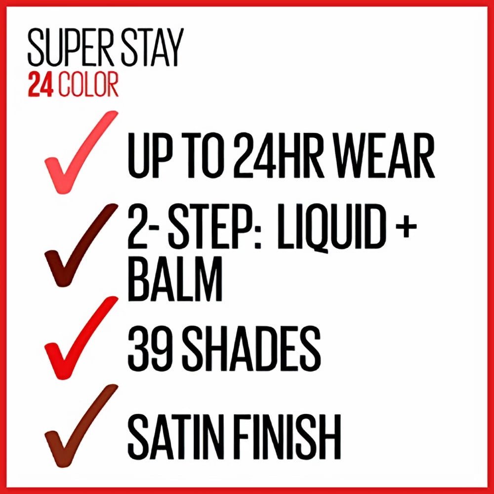 Maybelline  Super Stay Lip Color, Constant Cocoa (Pack of 3)