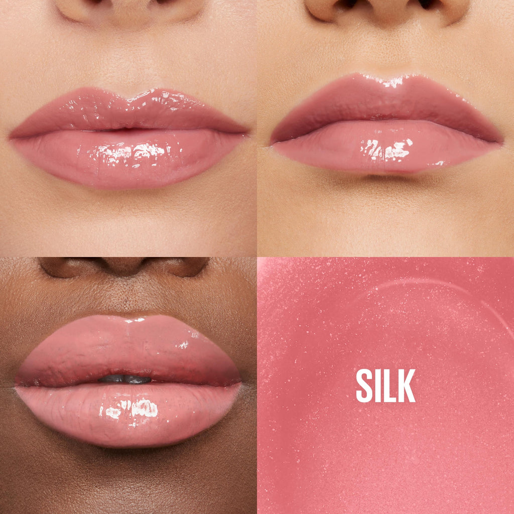 Maybelline Lifter Gloss Lip Gloss Makeup with Hyaluronic Acid, Silk