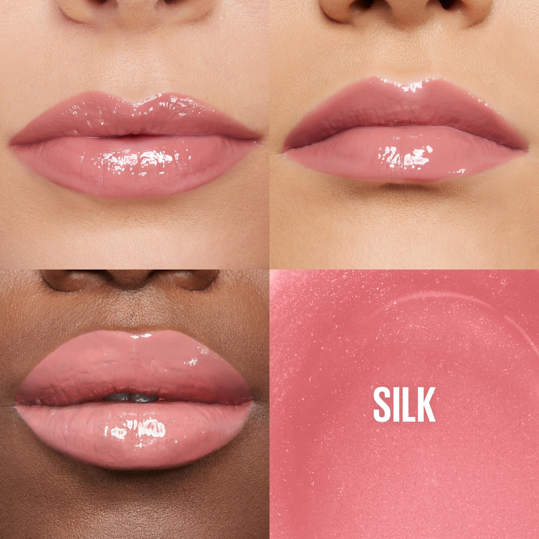 Maybelline Lifter Gloss Lip Gloss Makeup with Hyaluronic Acid, Silk