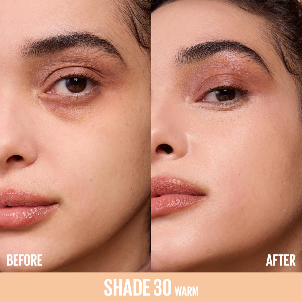 Maybelline Lifter Serum Concealer Makeup with Peptides and Caffeine, Vegan, 30 Warm, 1 Piece