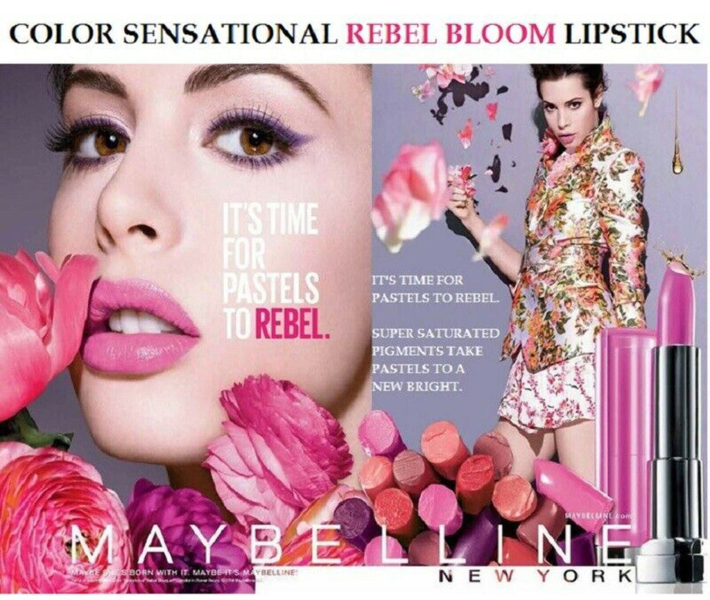 Maybelline Color Sensational Rebel Bloom Lipstick, Rose Rush