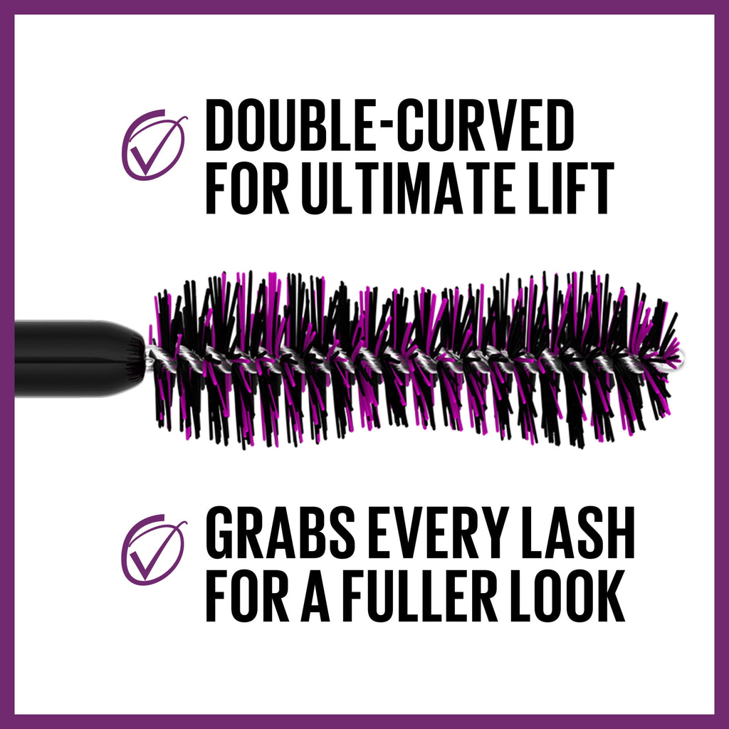 Maybelline The Falsies Lash Lift Washable Mascara Eye Makeup, Ultra Black, 0.32 fl. oz.