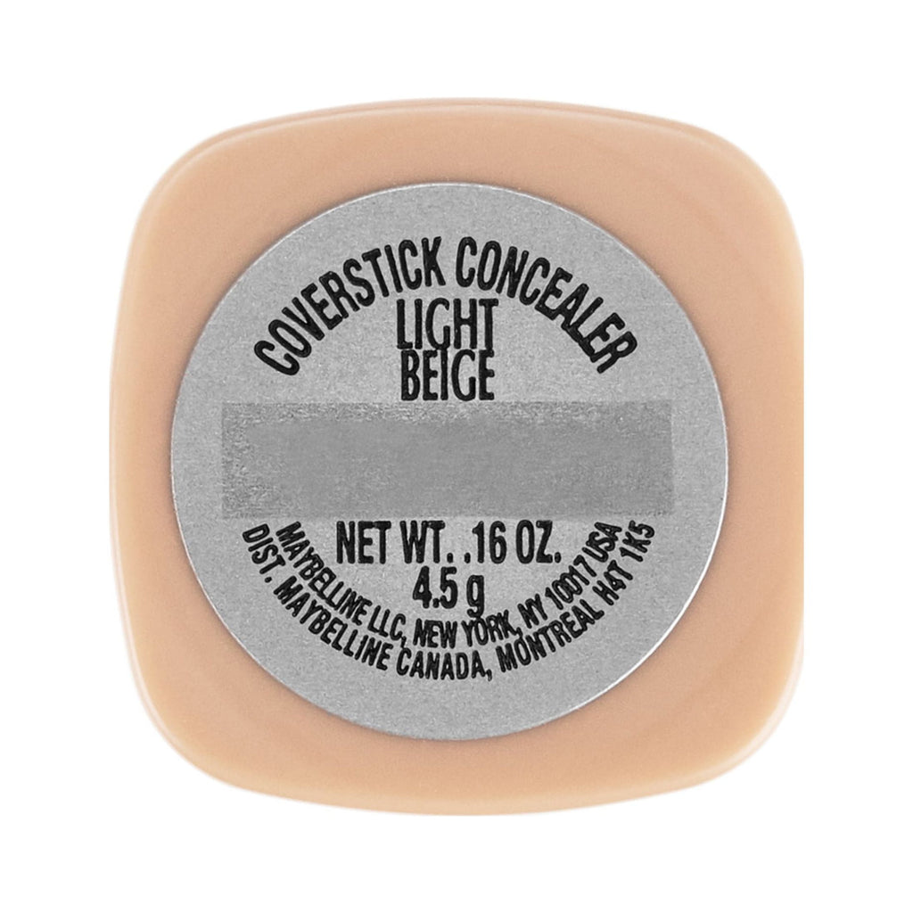 Maybelline Cover Stick Corrector Concealer, Light Beige, 0.16 oz