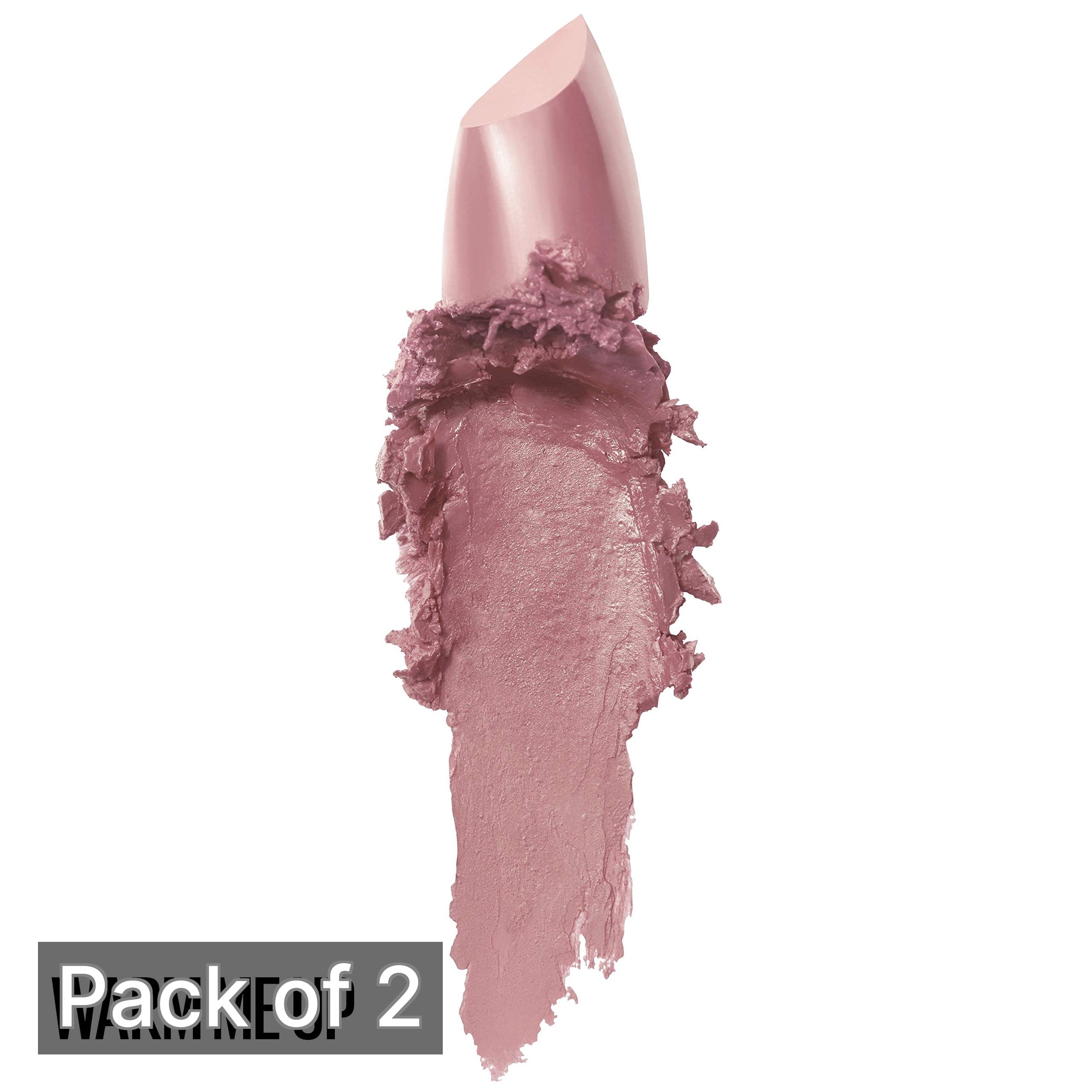 Maybelline Color Sensational Lipstick, 235-Warm Me Up, 0.15 oz (Pack of 2)