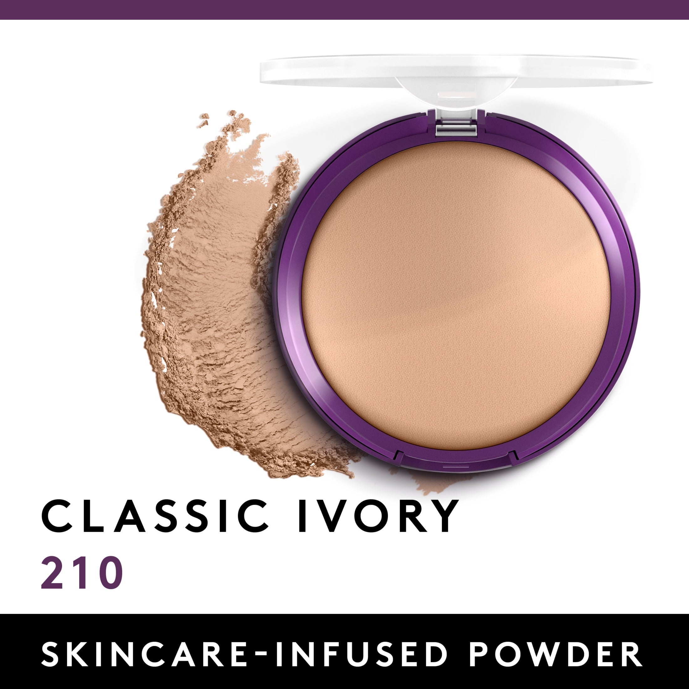 COVERGIRL Simply Ageless Wrinkle Defying Pressed Powder, 210 Classic Ivory, 3.9 oz
