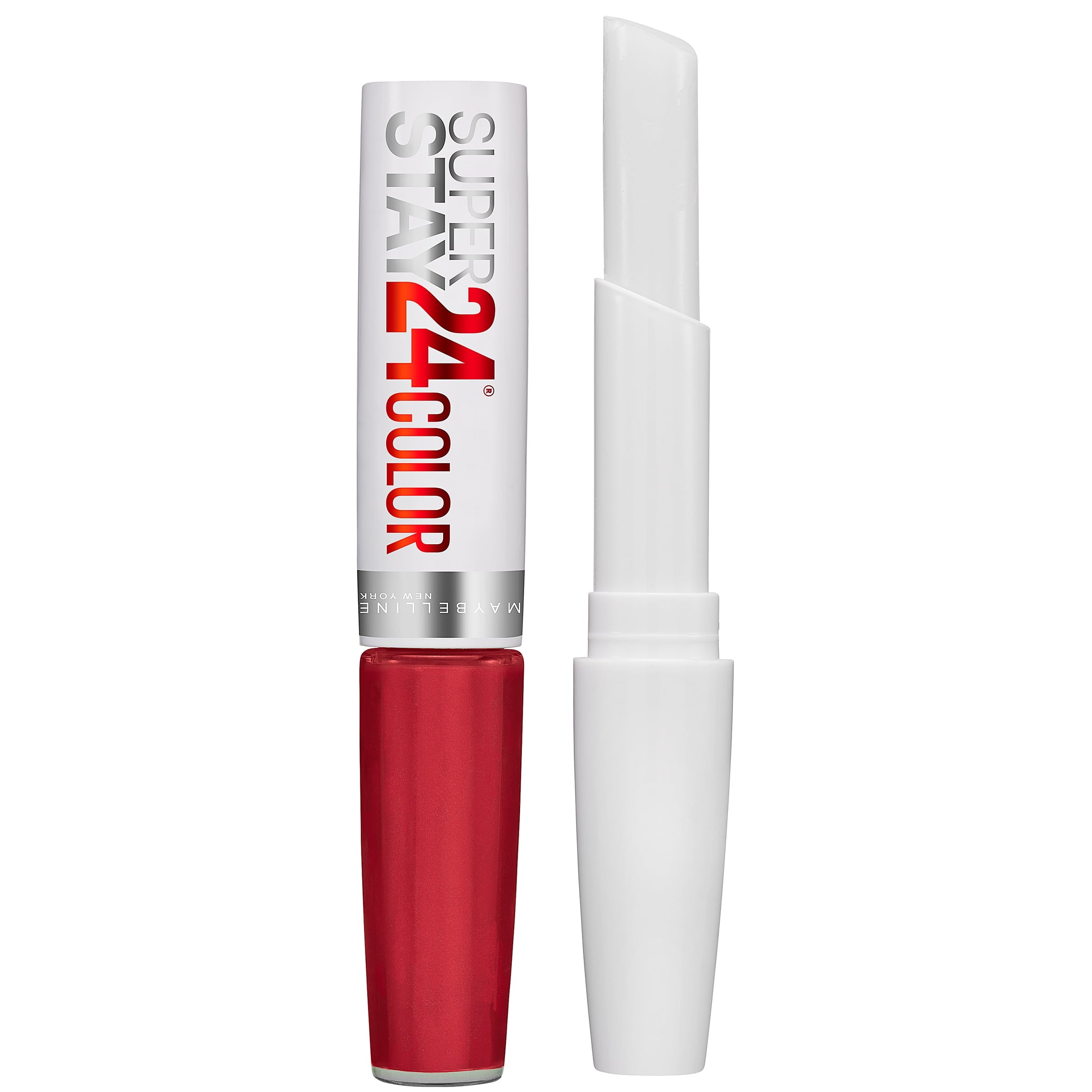 (2 pack) Maybelline SuperStay 24 2-Step Liquid Lipstick, Keep Up The Flame