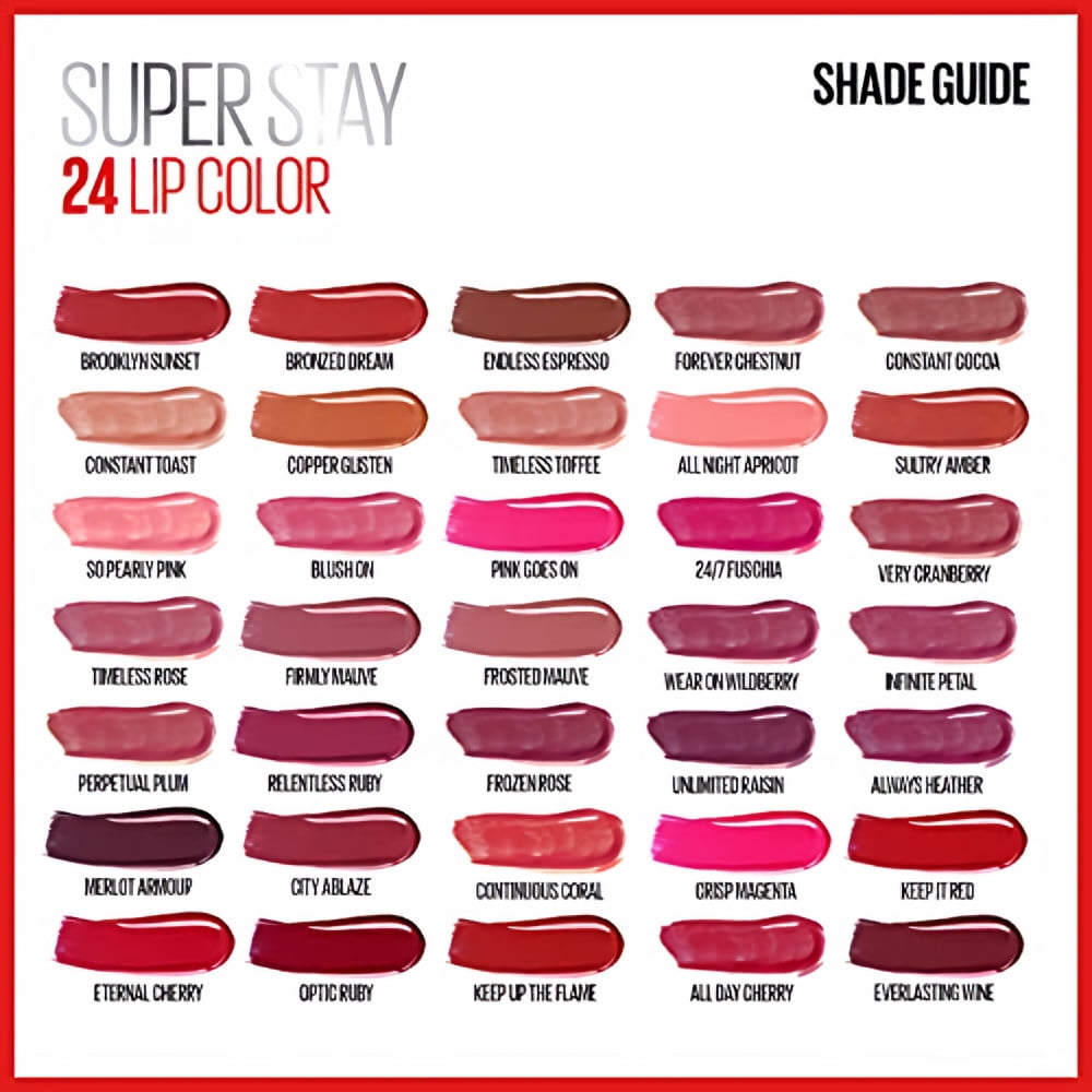 Maybelline  Super Stay Lip Color, Constant Cocoa (Pack of 3)