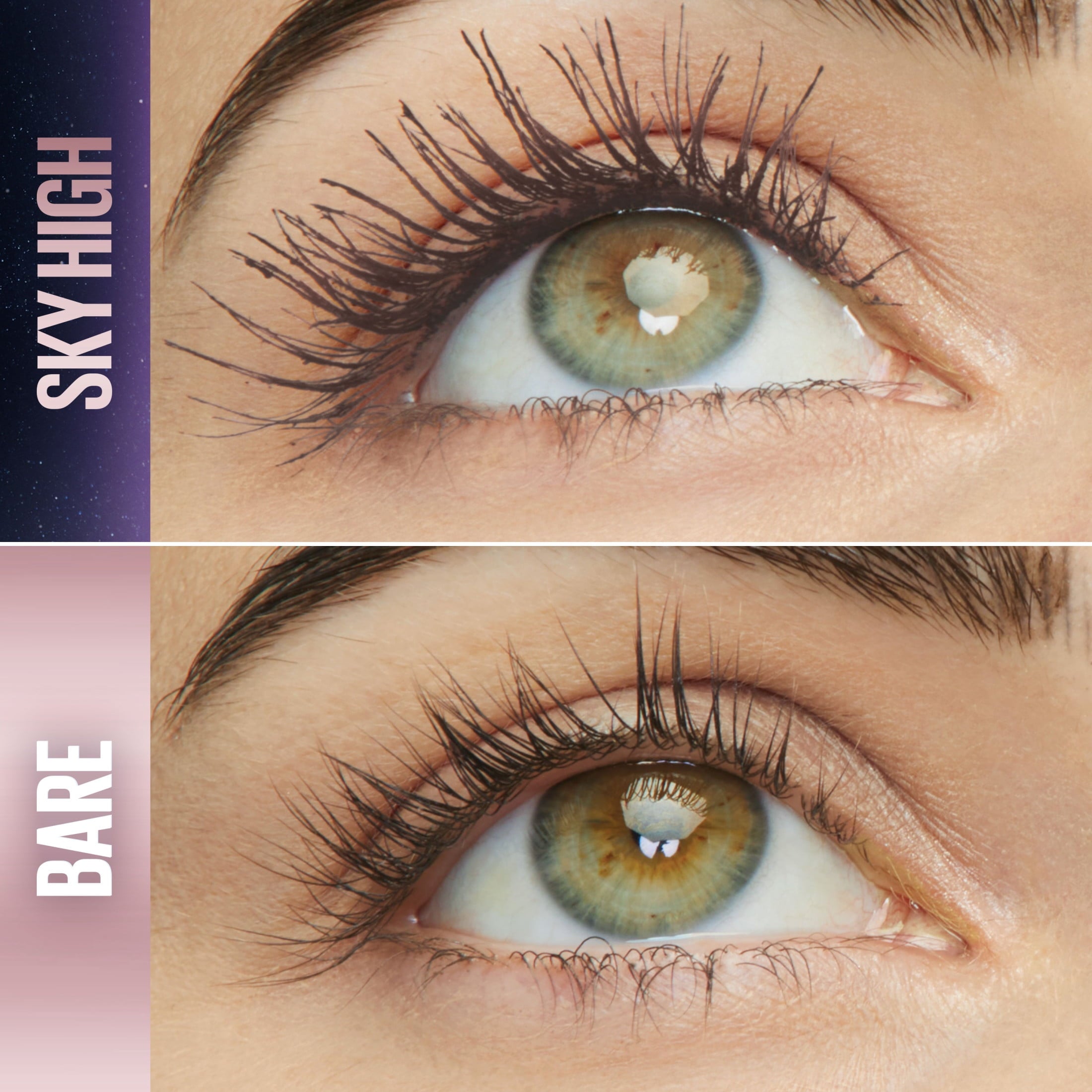 (2 pack) Maybelline Lash Sensational Sky High Waterproof Mascara Makeup, Brownish Black, 0.2 fl. oz.