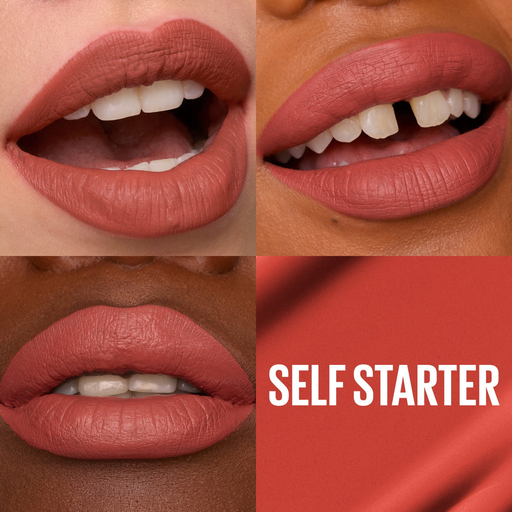 (2 pack) Maybelline Super Stay Matte Ink City Edition Liquid Lipstick, Self-Starter