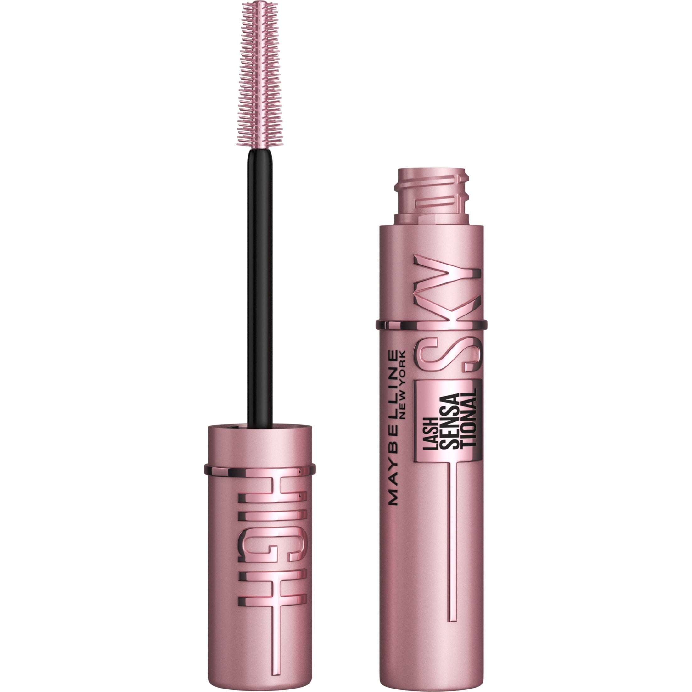 Maybelline Lash Sensational Sky High Mascara + Lifter Lip Gloss Set, Blackest Black