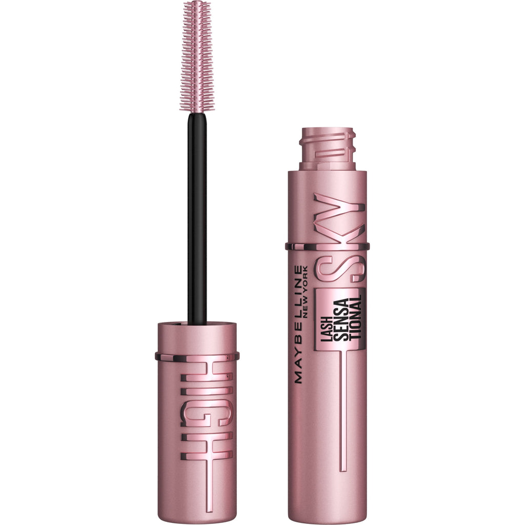 (2 pack) Maybelline Lash Sensational Sky High Washable Mascara, Blackest Black