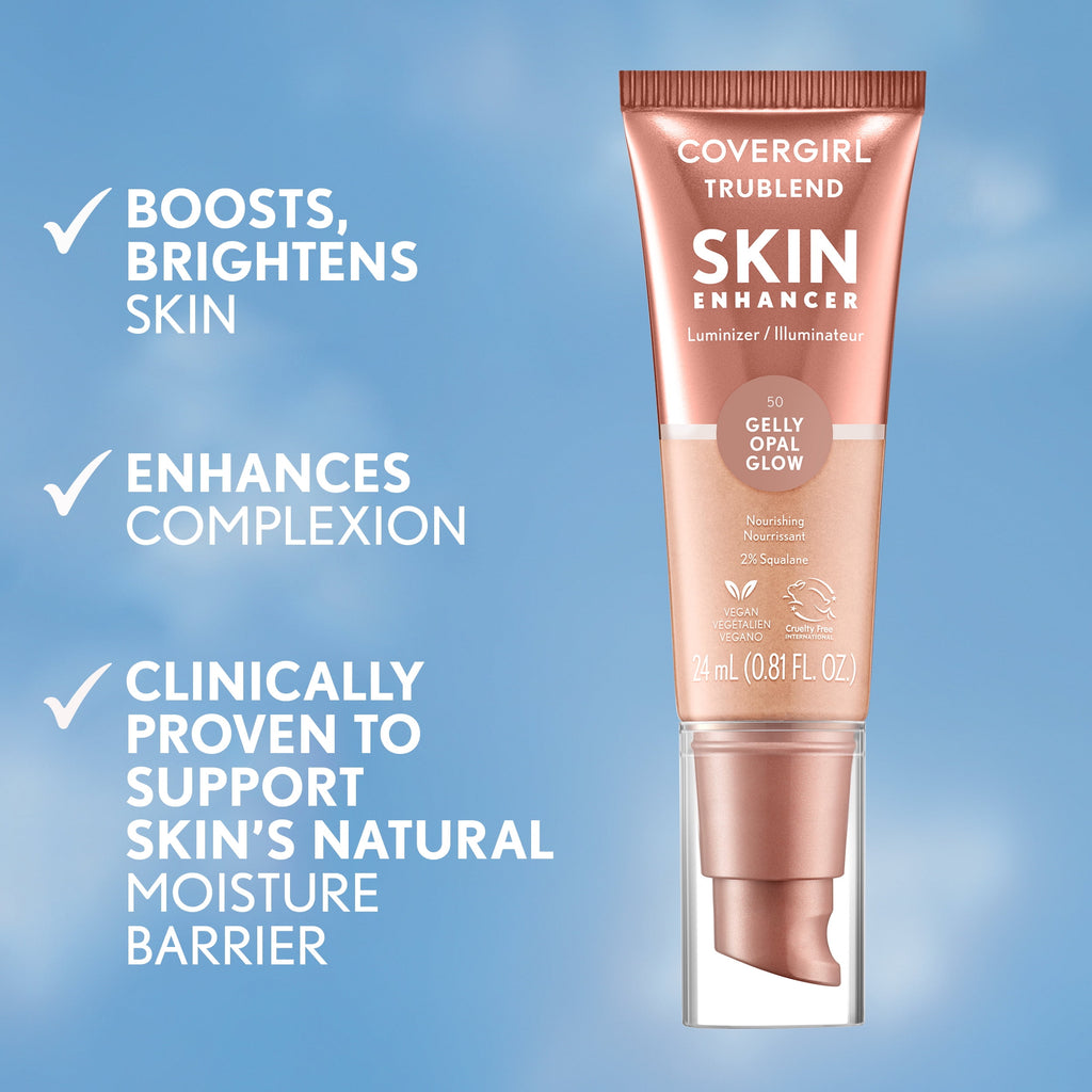 COVERGIRL Trublend Skin Enhancer Luminizer Gelly, 50 Opal Glow, 0.81 fl oz