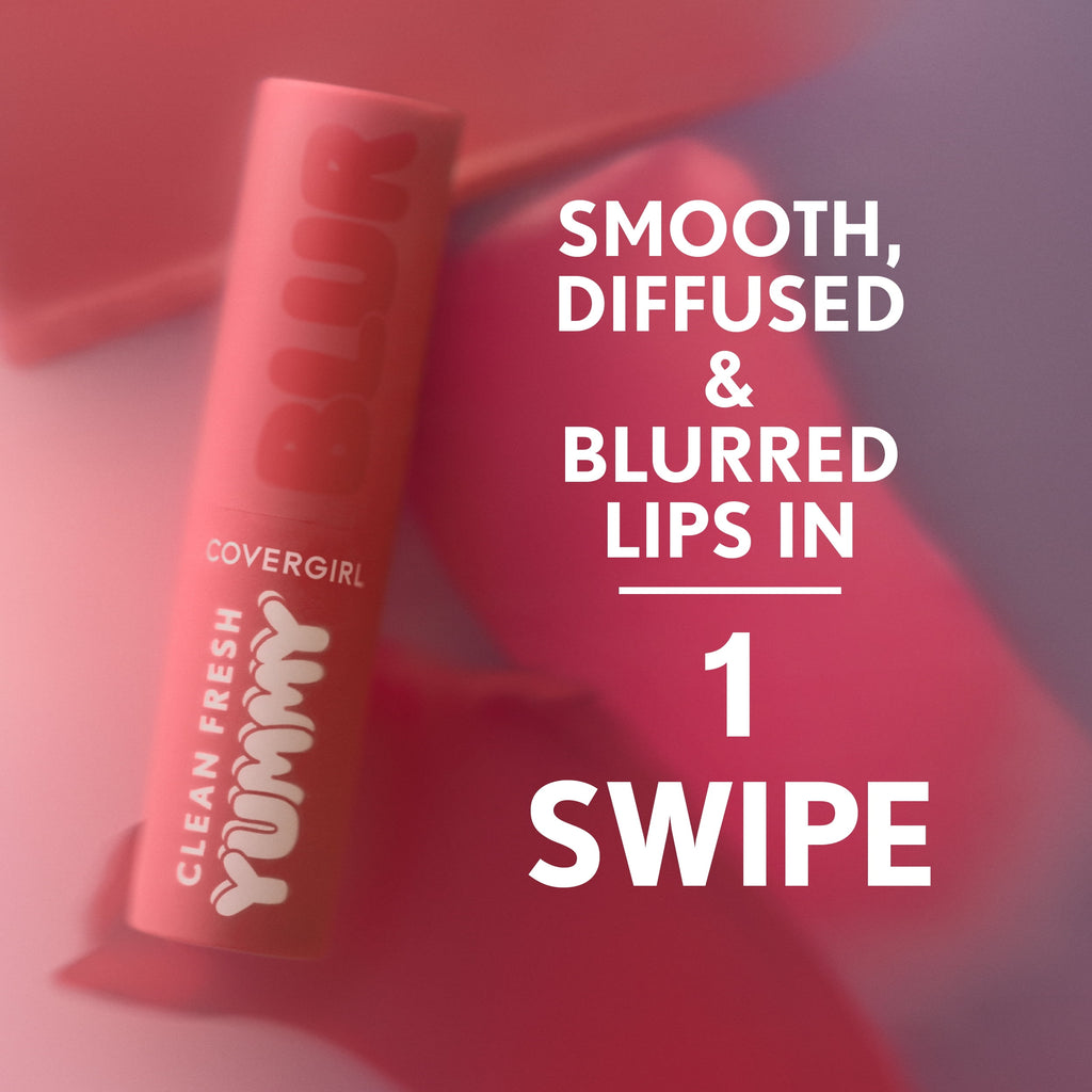 COVERGIRL Clean Fresh Yummy Blur Matte Lipstick, 140 Into The Blur, 0.09 oz