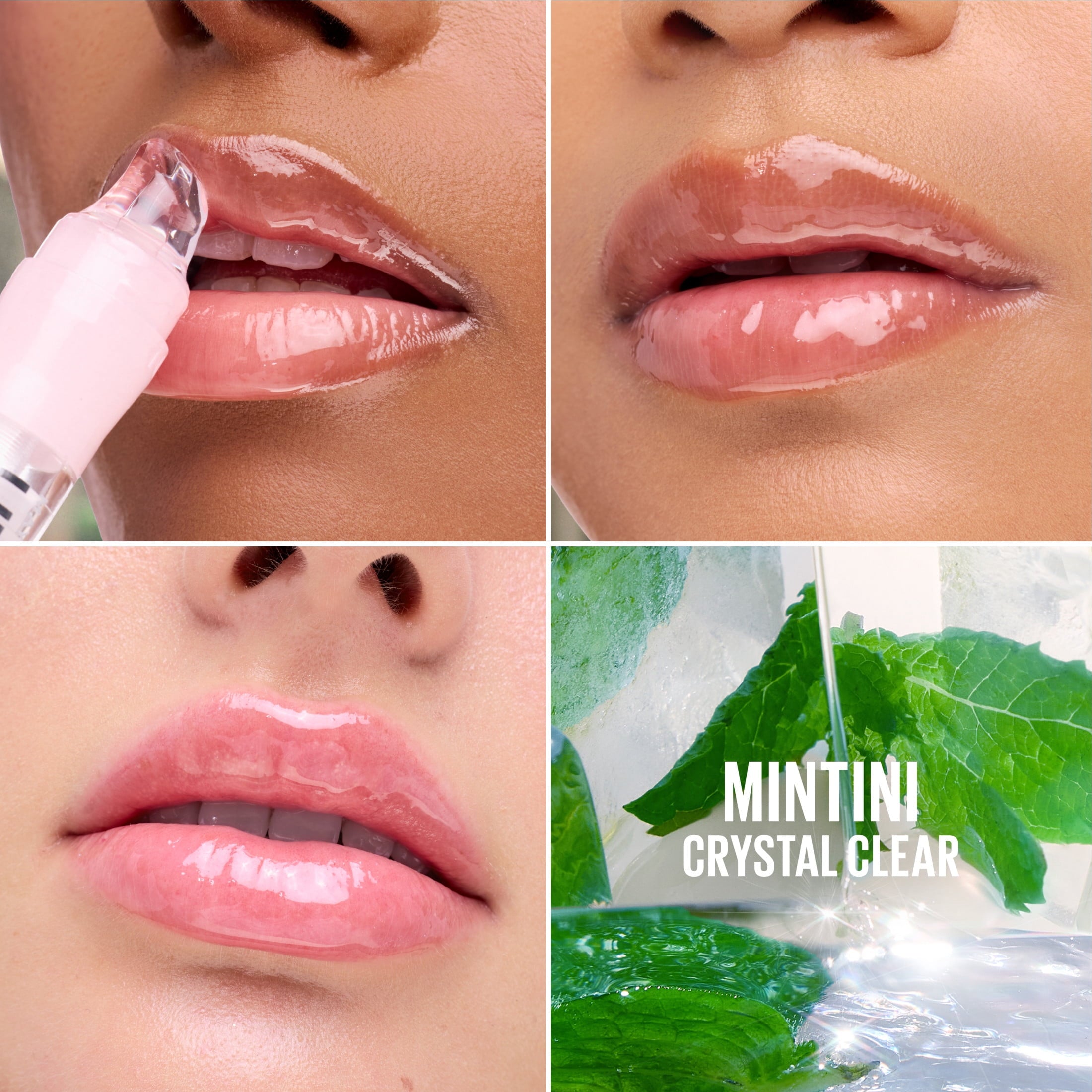 Maybelline Lifter Oil-in-Gel Lip Gloss with Hyaluronic Acid, Mintini, 0.22 fl oz