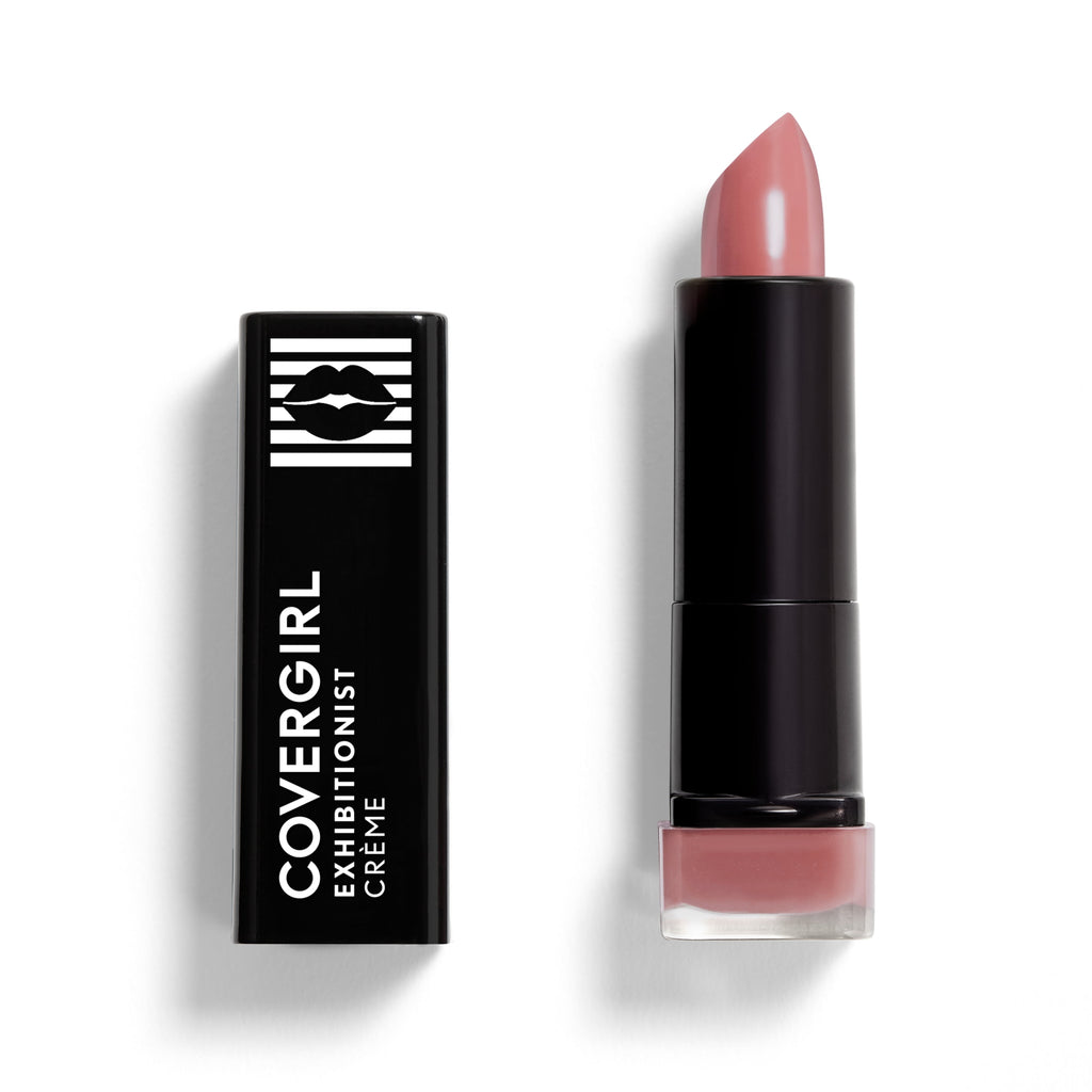 COVERGIRL Exhibitionist Cream Lipstick, 250 Sultry Sienna, 0.12 oz, Moisturizing, Long Lasting