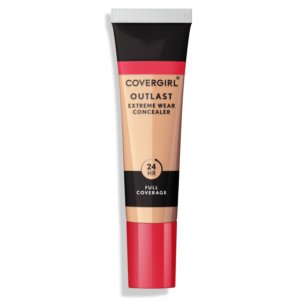 COVERGIRL Outlast Extreme Wear Concealer Makeup, Lightweight and Waterproof, Ivory, Full