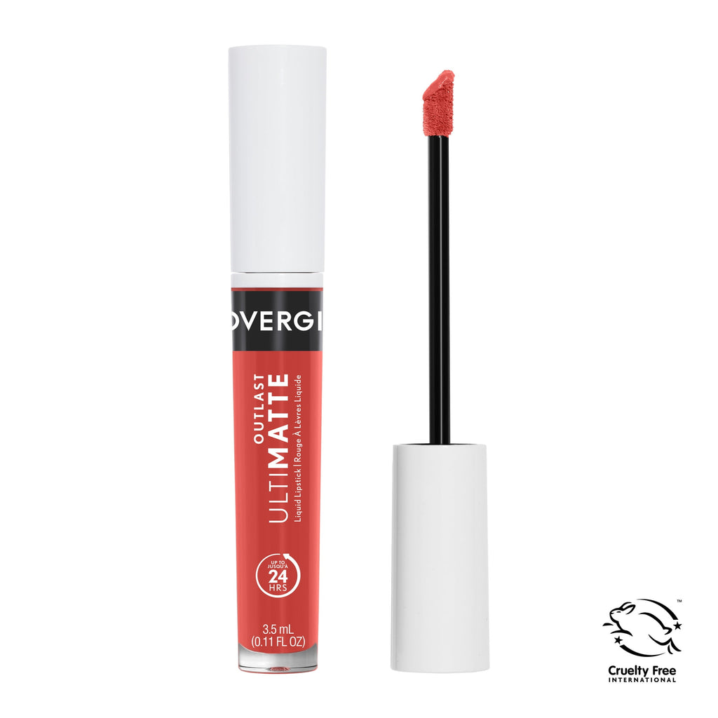 COVERGIRL Outlast UltiMatte One Step Liquid Lip Color, Bella Bellini, 0.12 oz, Lipstick, Lip Gloss, Matte Lipstick, Transfer Resistant, Moisturizing, Vegan