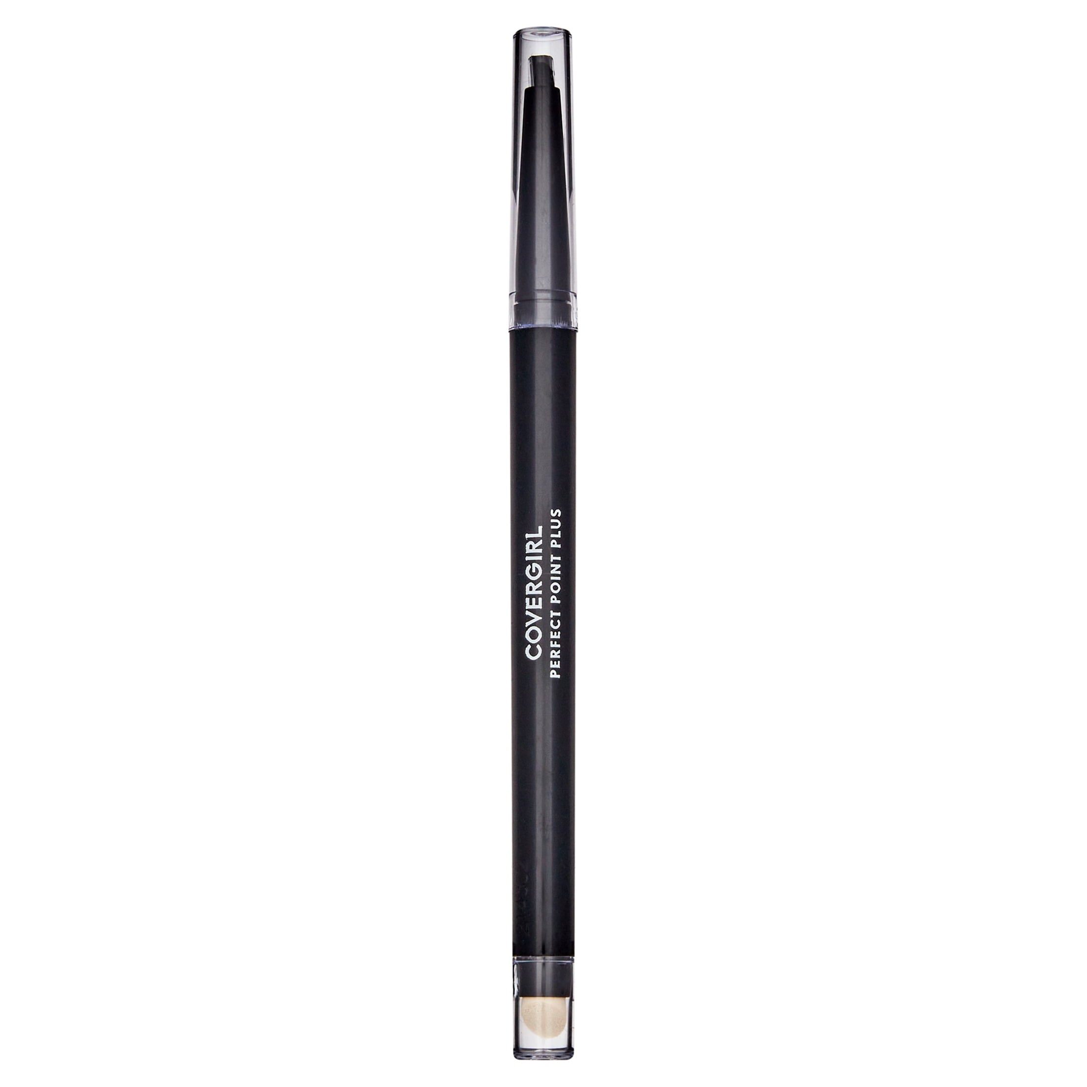 COVERGIRL Perfect Point Plus Eyeliner Pencil, Black Onyx Pack of 1, Long-Lasting, Versatile Black Eyeliner, Soft Smudging Tip, No Sharpening Needed