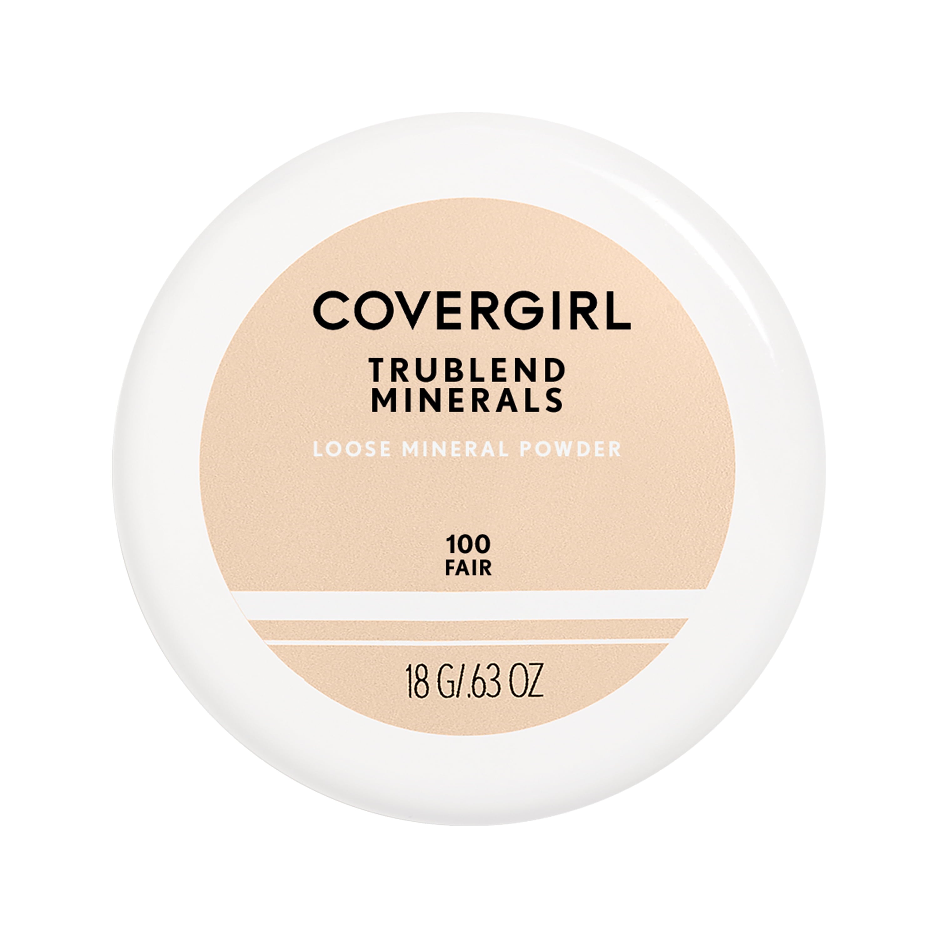 COVERGIRL TruBlend Loose Mineral Powder, 100 Fair, 0.63 oz